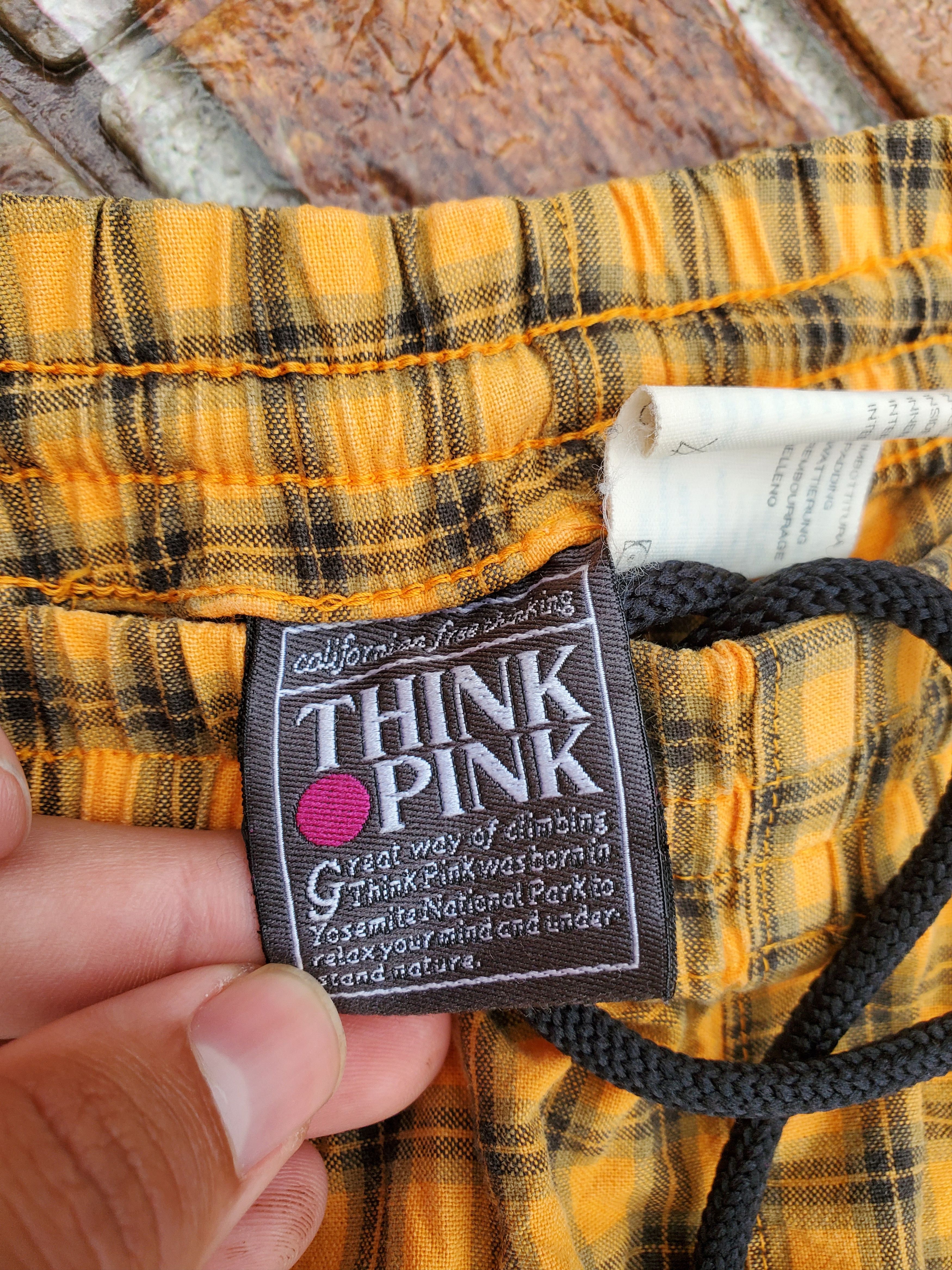 Vintage Think Pink vintage yellow pants Size US 34 / EU 50 - 4 Thumbnail