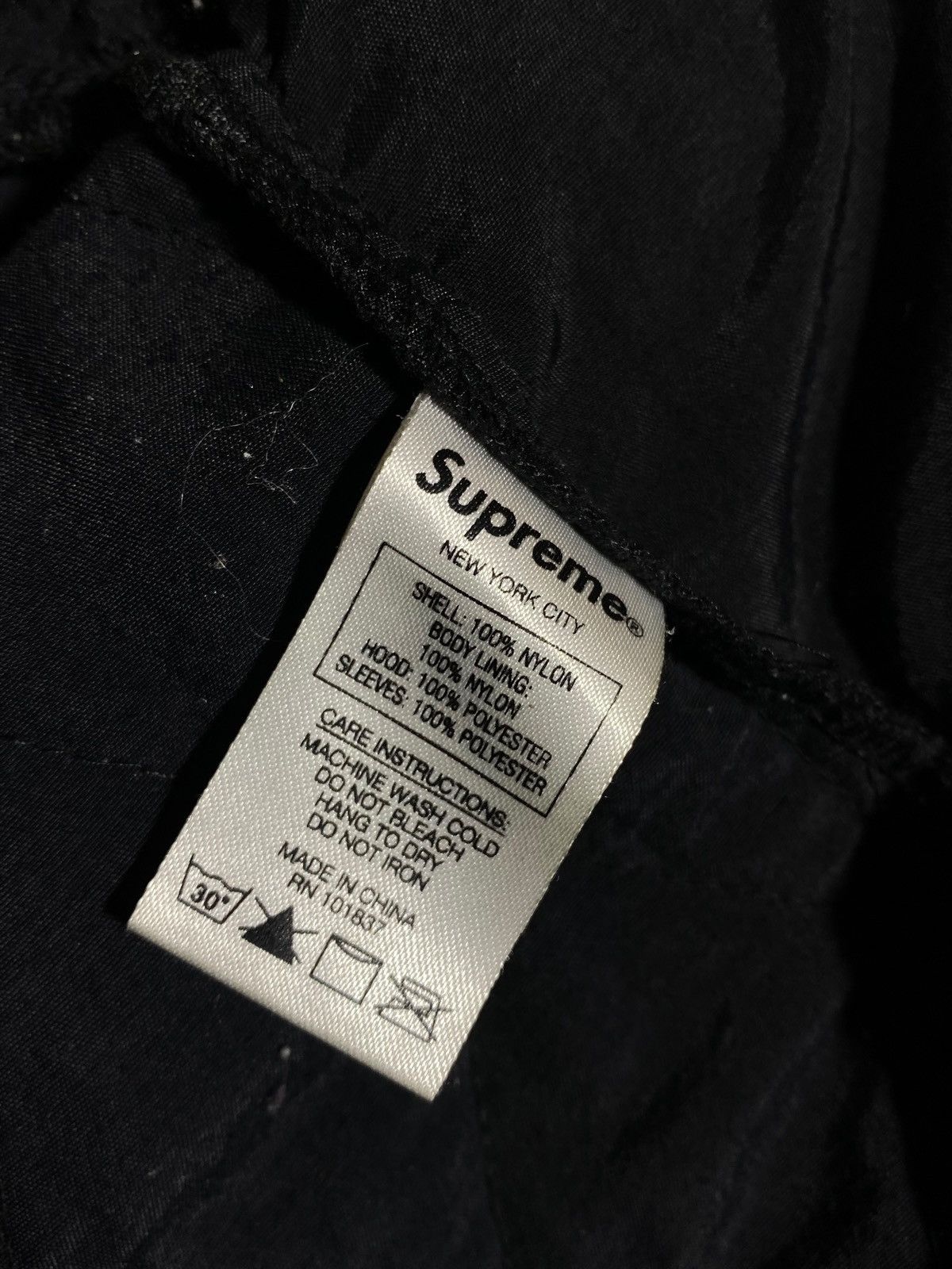 Supreme Supreme Hooded Fleece Nylon Shirt Jacket Black Size US M / EU 48-50 / 2 - 23 Thumbnail