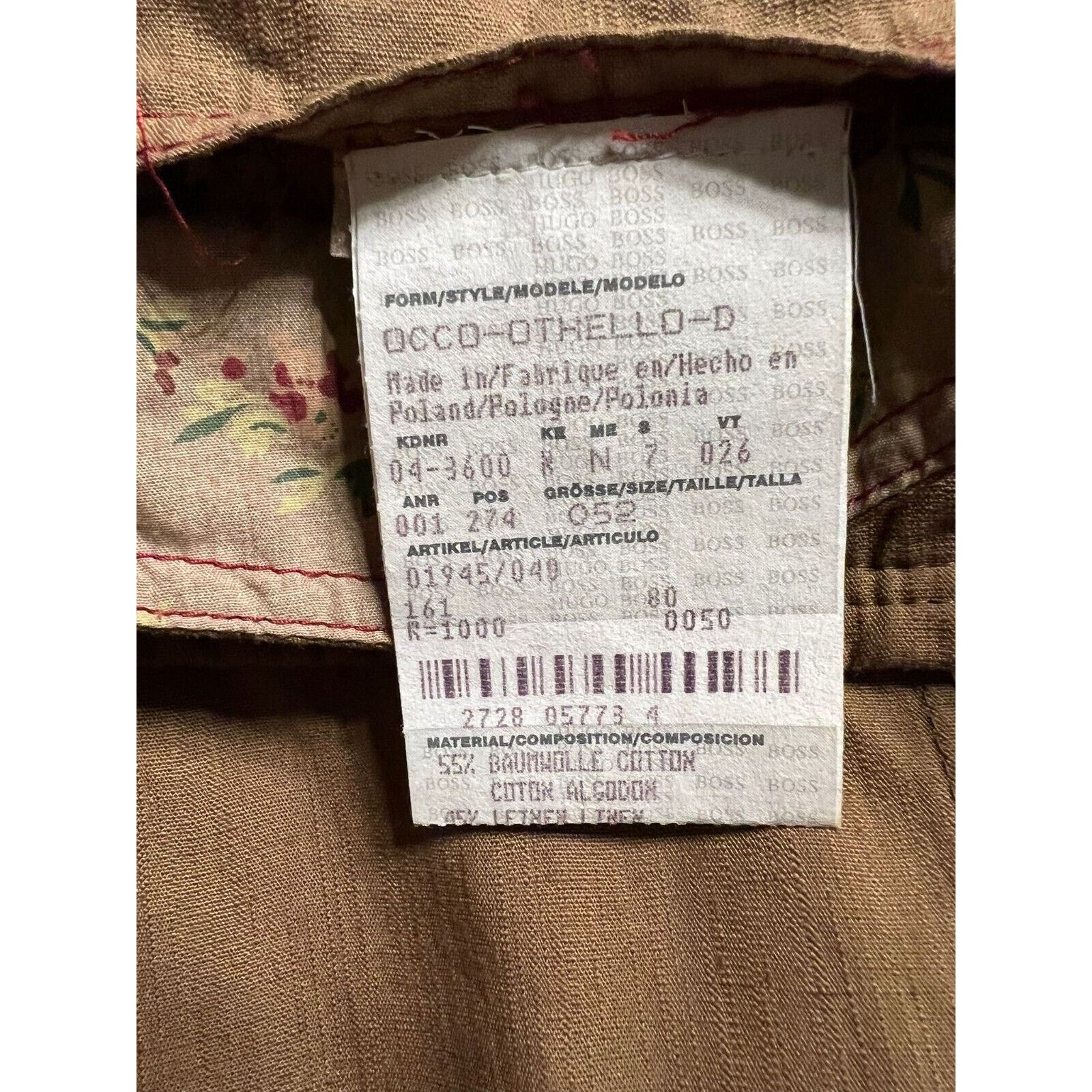 Hugo Boss Hugo Boss Caramel 3 Button Men's Blazer size 42R Size US L / EU 52-54 / 3 - 7 Thumbnail