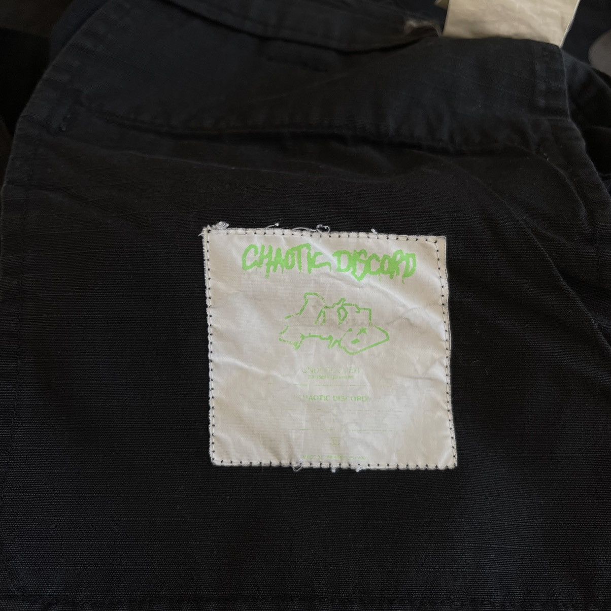 Undercover SS2001 Chaotic Discord Cargo Straight Pants Size US 33 - 9 Thumbnail
