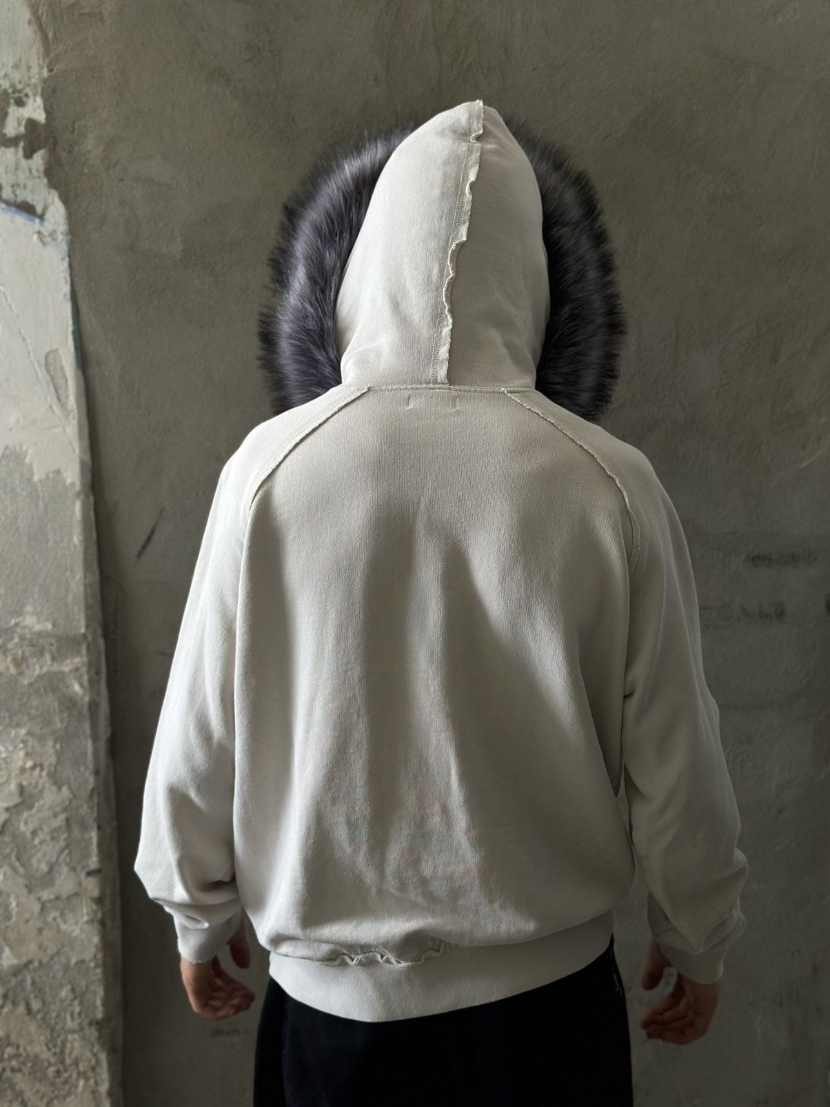 Handmade Vintage Japanese Style Peter Werth Fur Custom Hoodie Y2K 00s Size US L / EU 52-54 / 3 - 3 Thumbnail
