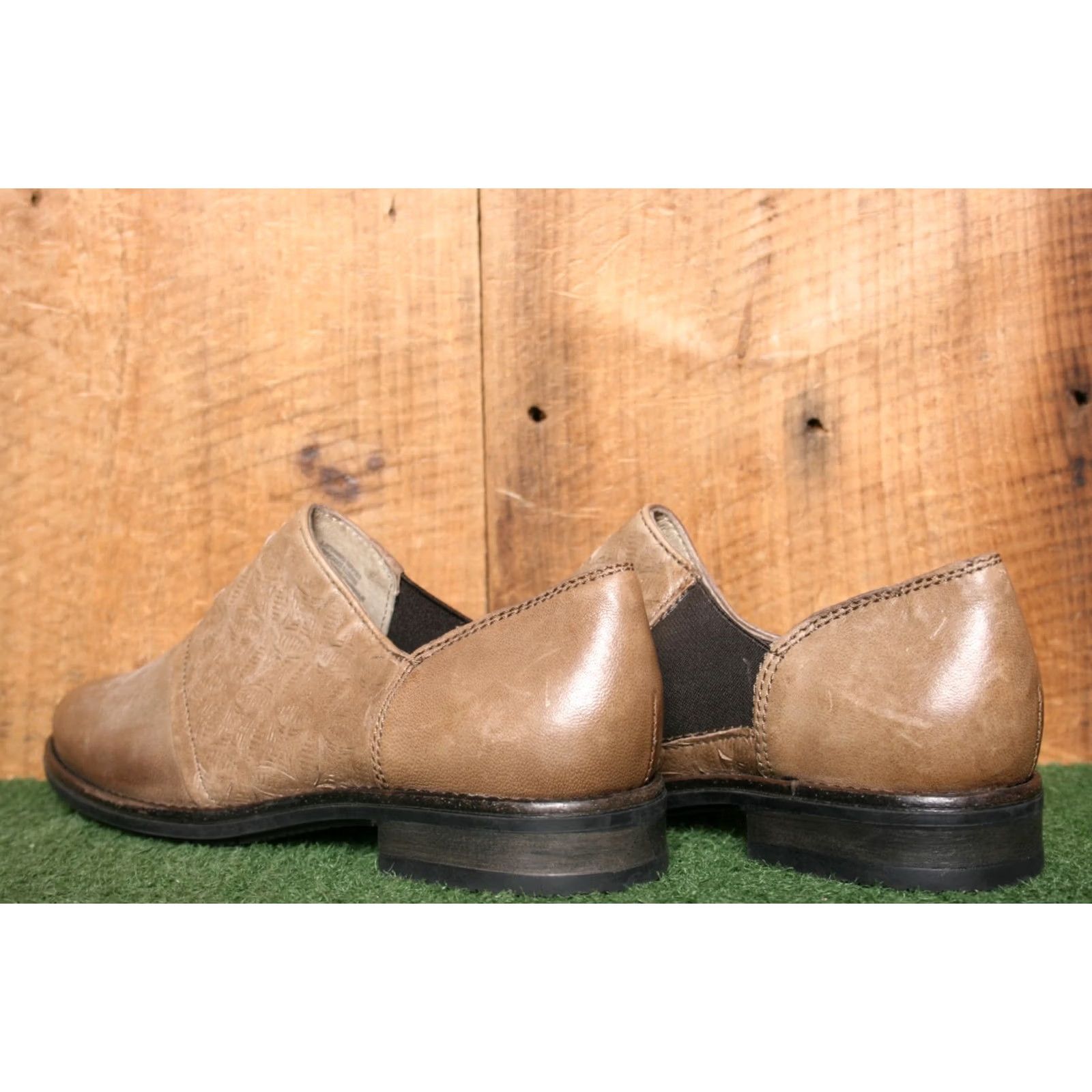 Vintage MIZ MOOZ Tennesee Leather Loafers Brown 38 EUR 7.5 Women Slip On Casual Shoes Size US 8 / IT 38 - 3 Thumbnail