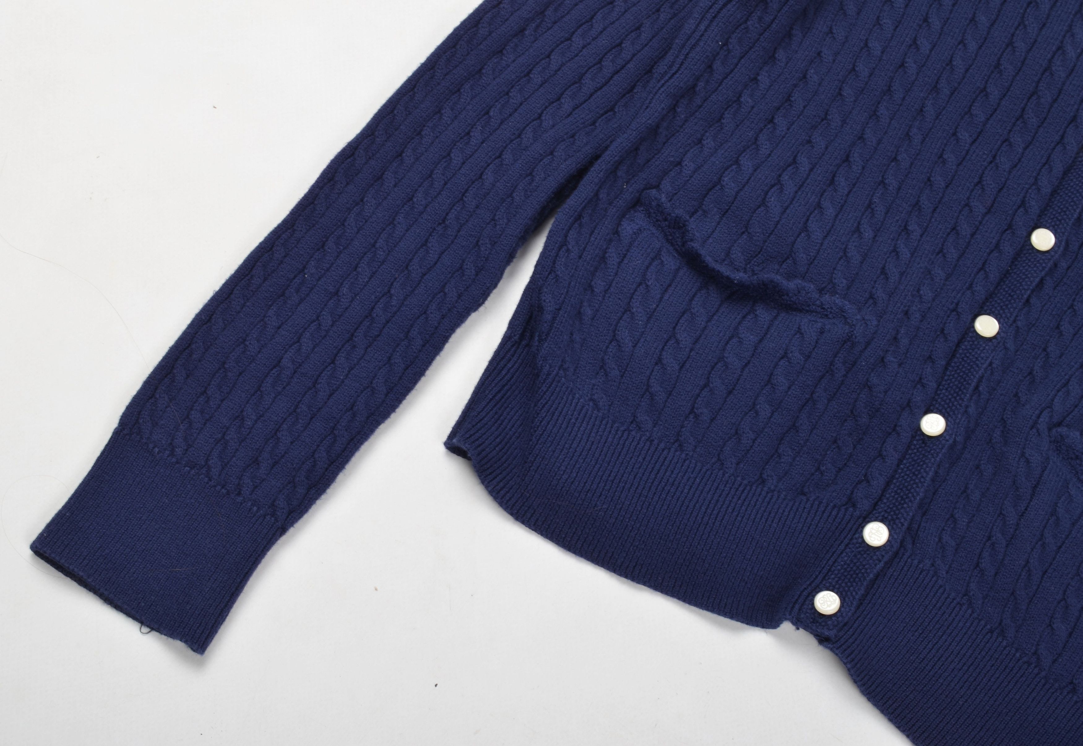 Ralph Lauren Polo Ralph Lauren Coquette Babydoll Cable Knit Cardigan Size XS / US 0-2 / IT 36-38 - 6 Thumbnail