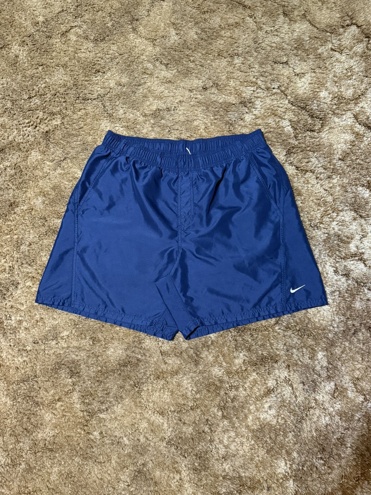 Nike Vintage Y2K Nike Track Running Shorts Navy Blue Large Size US 34 / EU 50 - 1 Thumbnail
