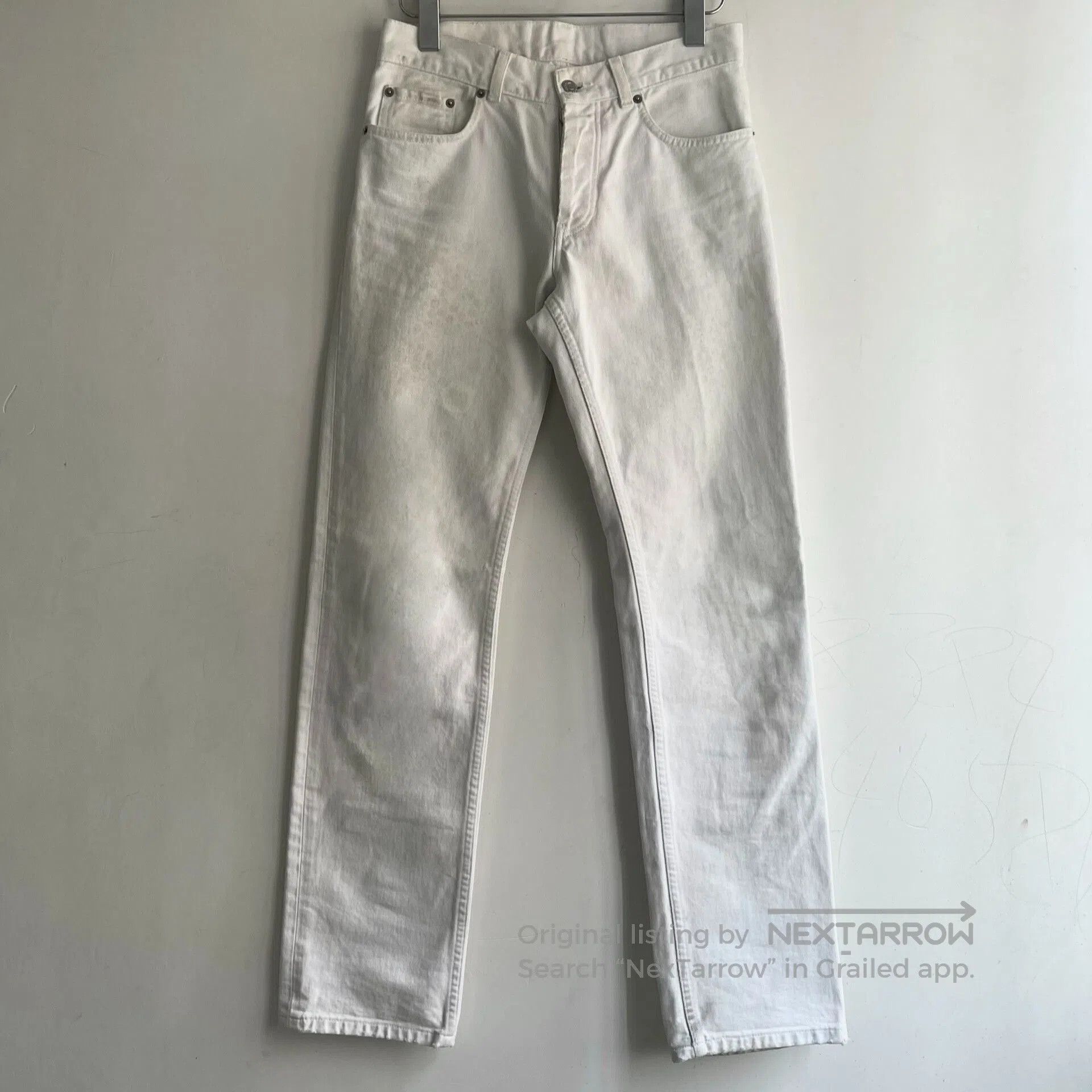 Helmut Lang SS03 Helmut Lang 'Rubber Tire' Print Denim | Grailed