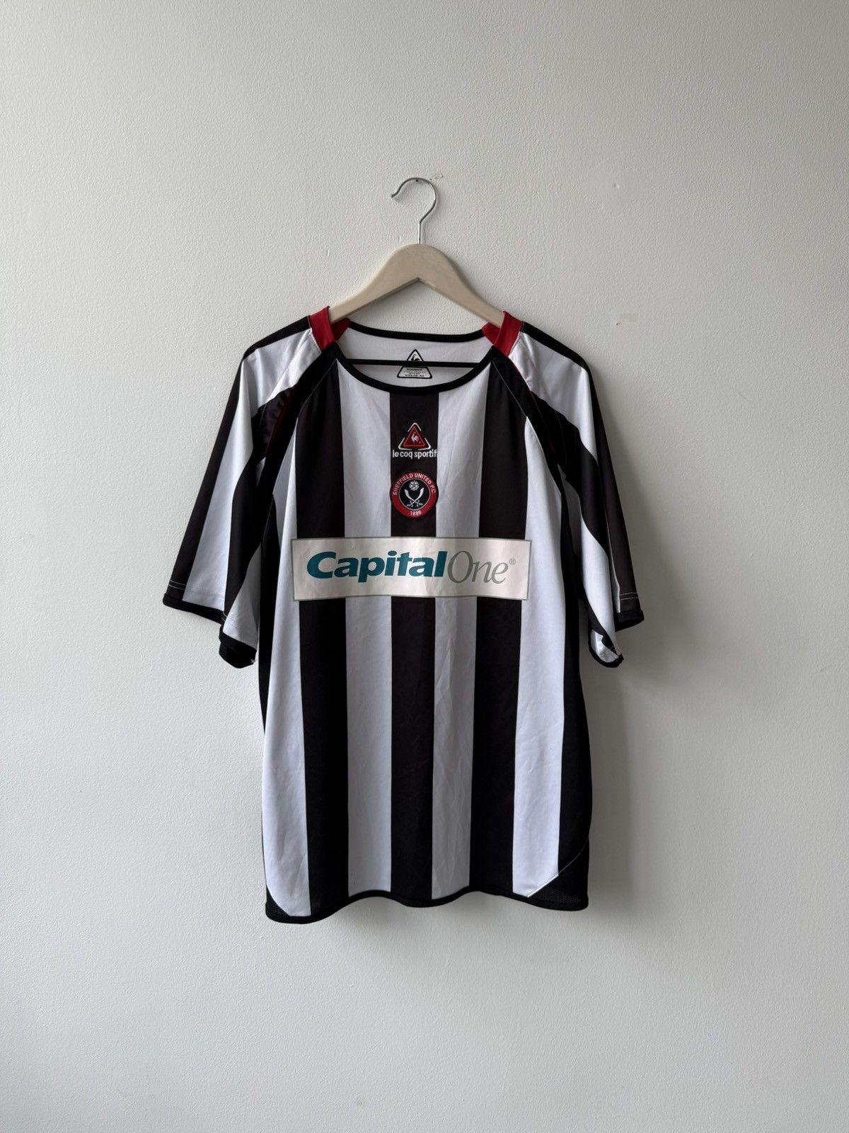 Le Coq Sportif × Vintage Le Coq Sportif Sheffield United 2005/2006 Away Jersey Size US L / EU 52-54 / 3 - 1 Thumbnail