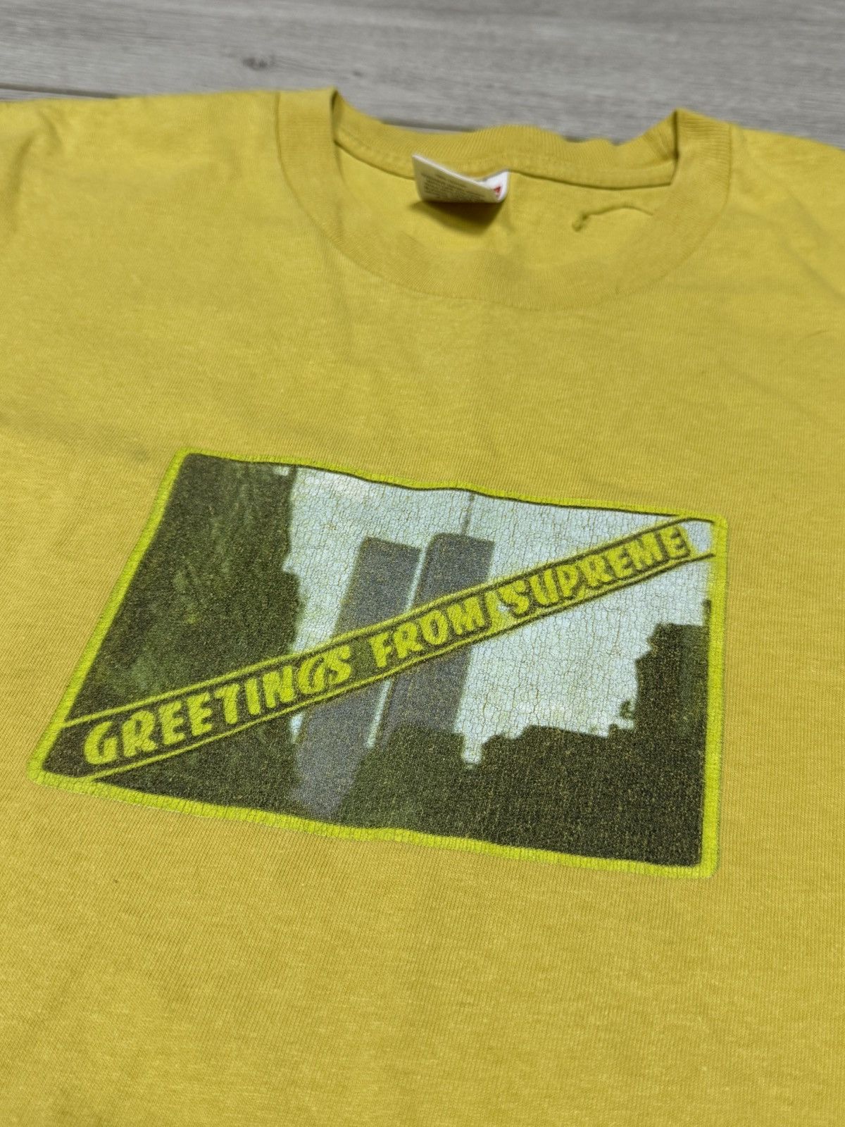 Supreme Supreme Greetings From Supreme Shirt Twin Towers USA Size US M / EU 48-50 / 2 - 4 Thumbnail