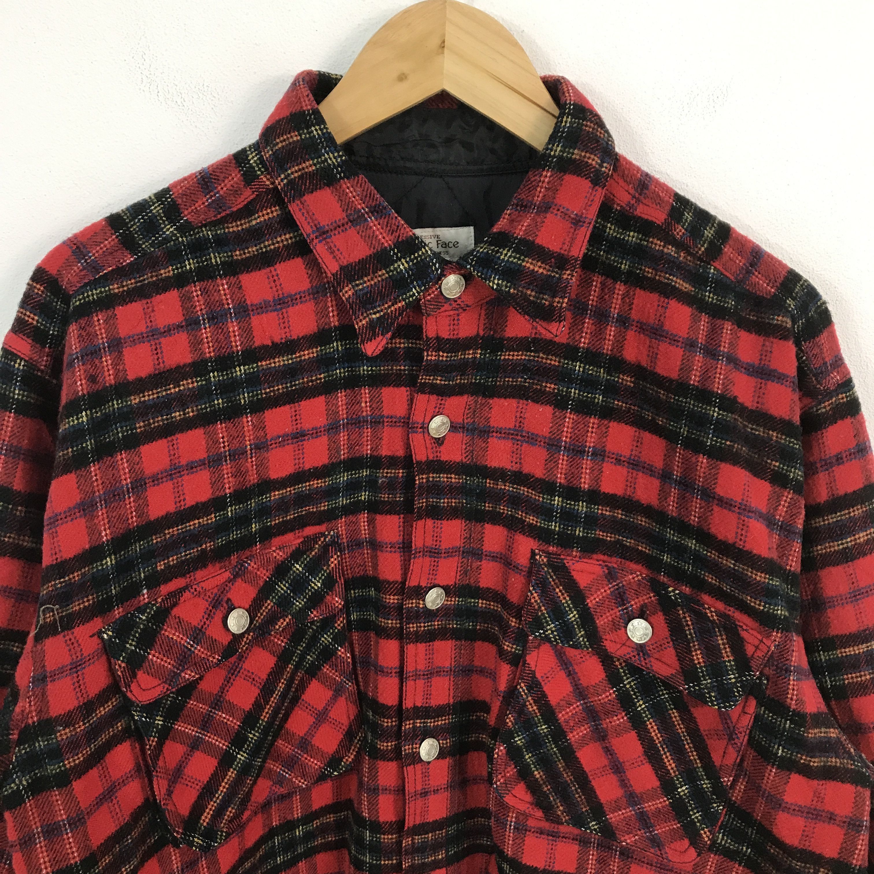 Designer × Japanese Brand romantic face Flannel punk style button jacket Size US L / EU 52-54 / 3 - 3 Thumbnail