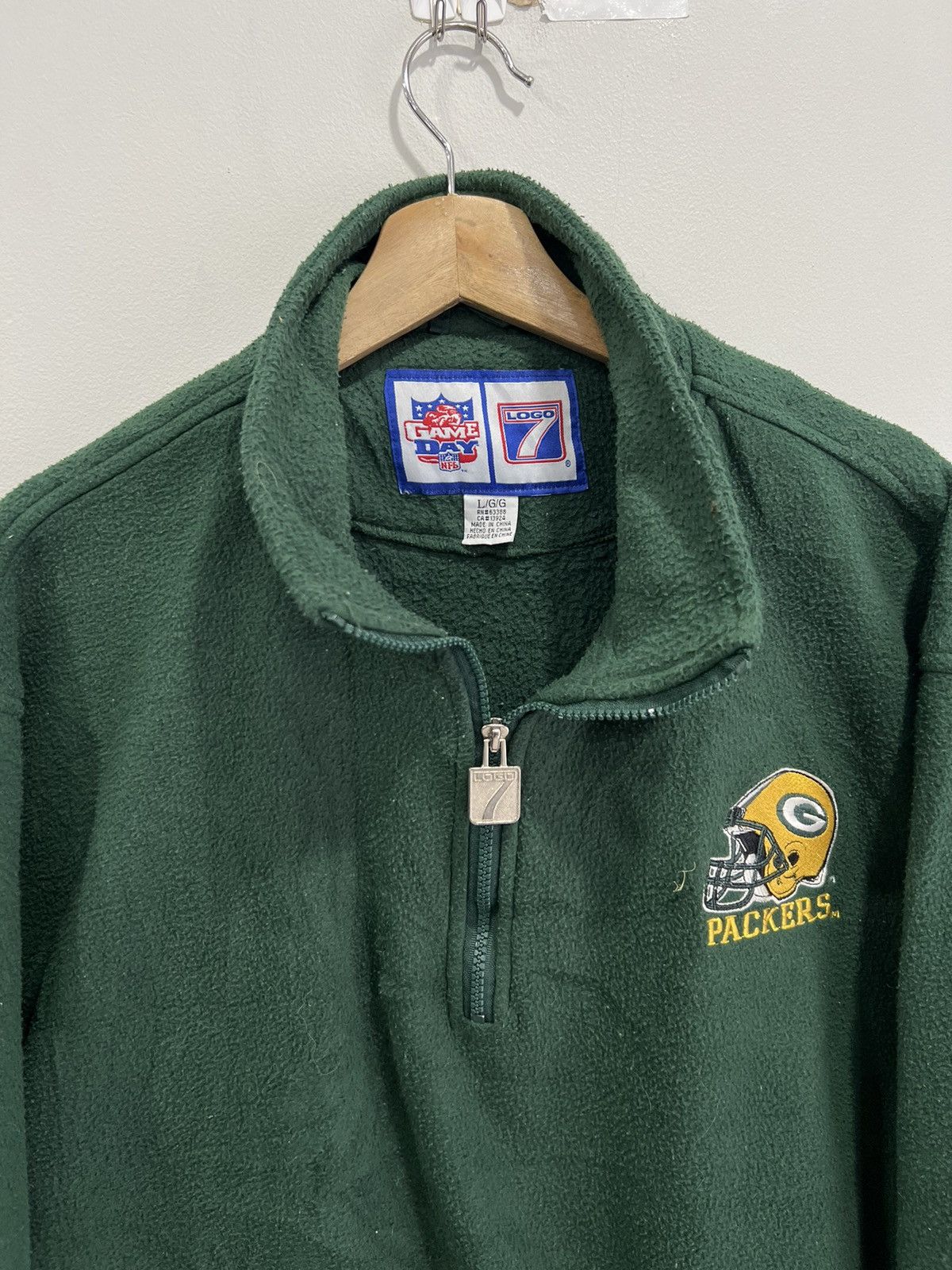 Vintage Vintage Green Bay Packers Fleece Sweater nfl football Size US L / EU 52-54 / 3 - 2 Thumbnail