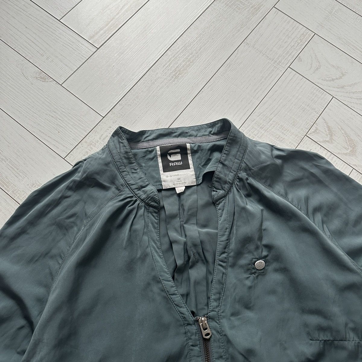 G-Star Vintage 00s G-Star Solar Satin Bomber light jacket y2k og Size L / US 10 / IT 46 - 6 Thumbnail