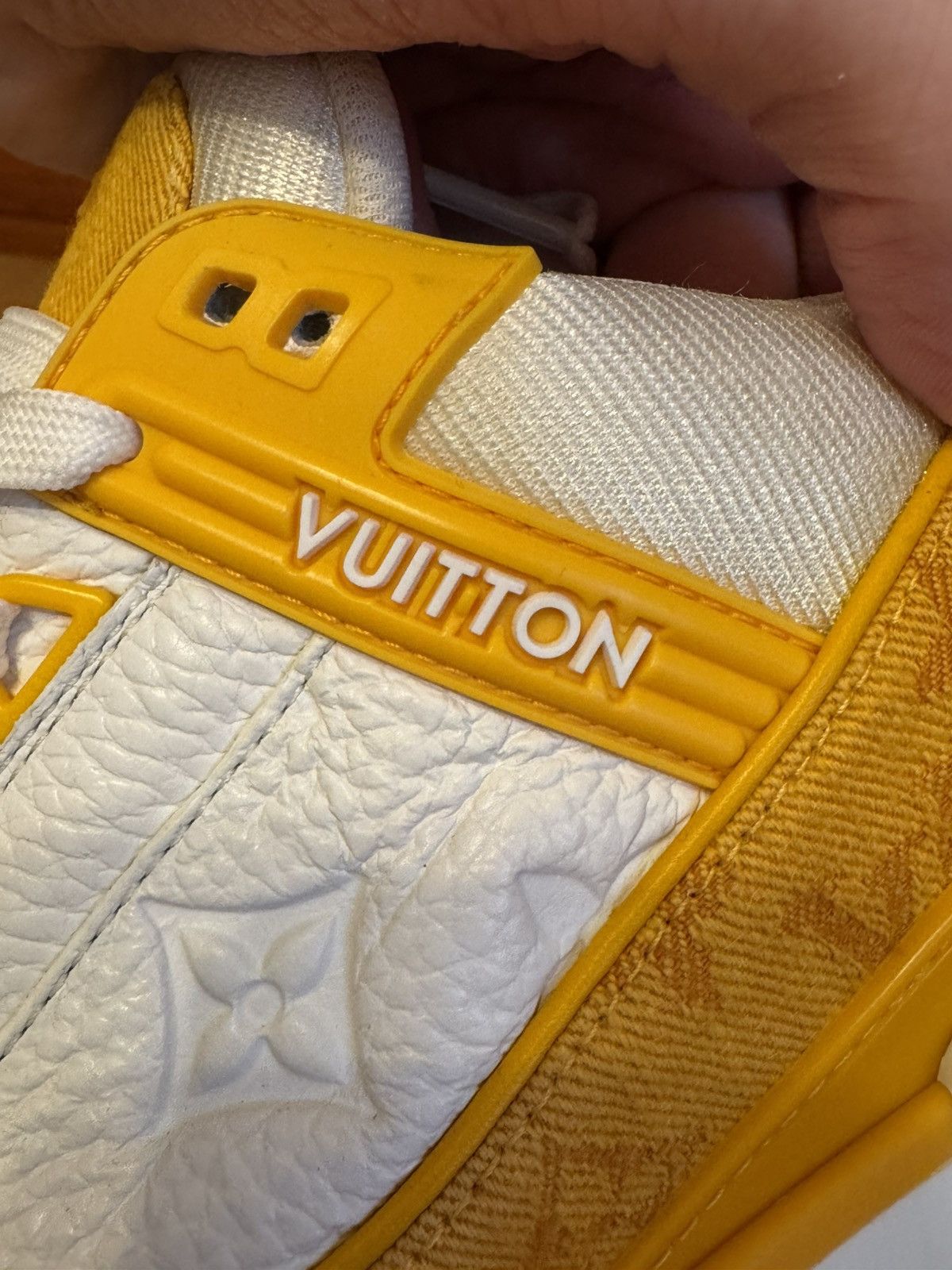 Louis Vuitton Louis Vuitton LV Trainer Orange Denim Size US 9 / EU 42 - 15 Thumbnail