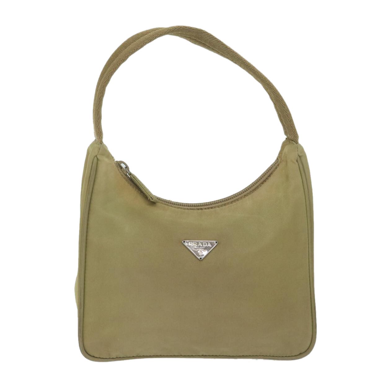 Prada Tessuto Beige Canvas Handbag (Pre-Owned) Size ONE SIZE - 1 Thumbnail