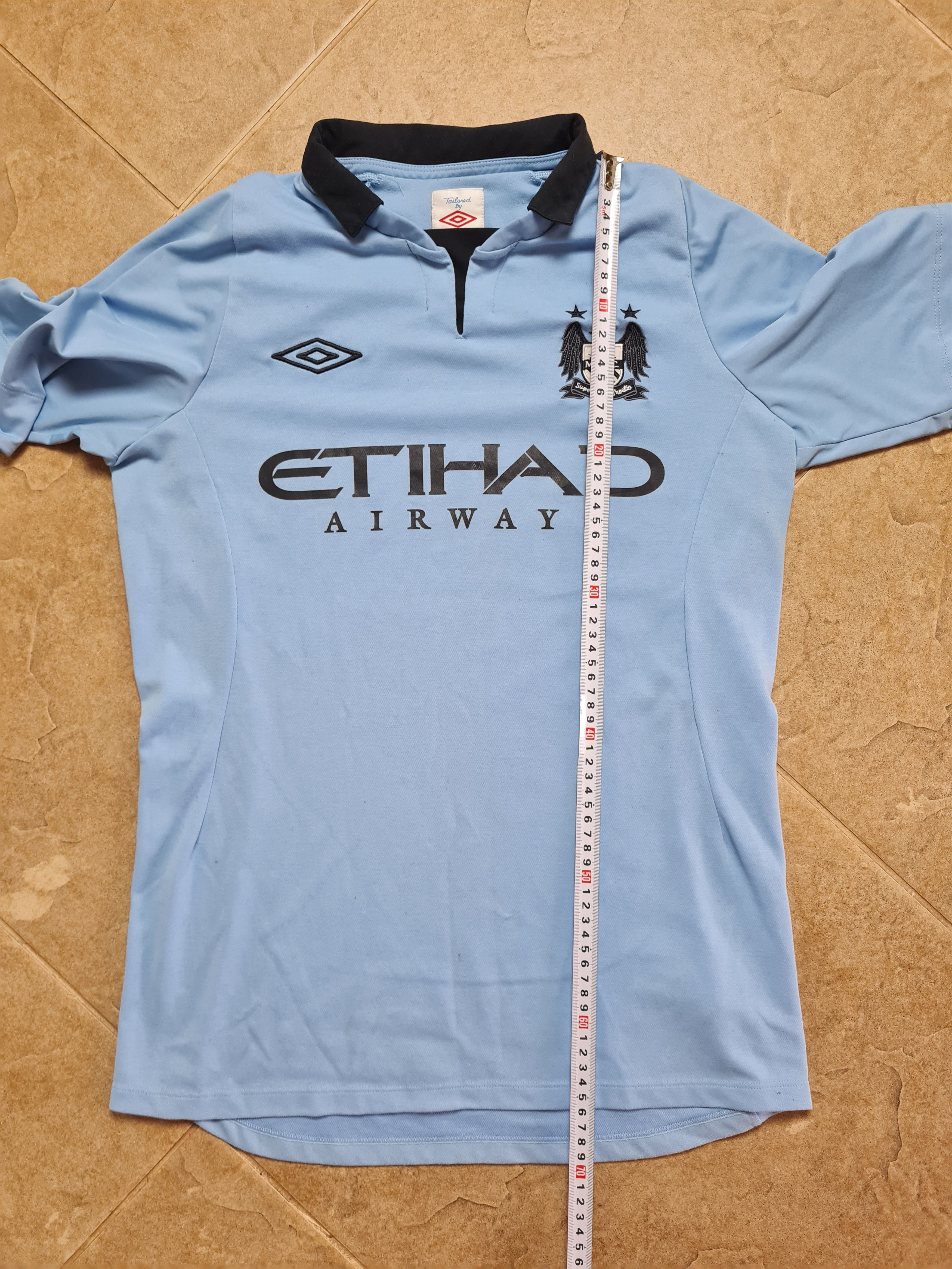 Umbro Manchester City 2012-2013 Home Kit Etihad Umbro Soccer Retro Size US M / EU 48-50 / 2 - 8 Thumbnail