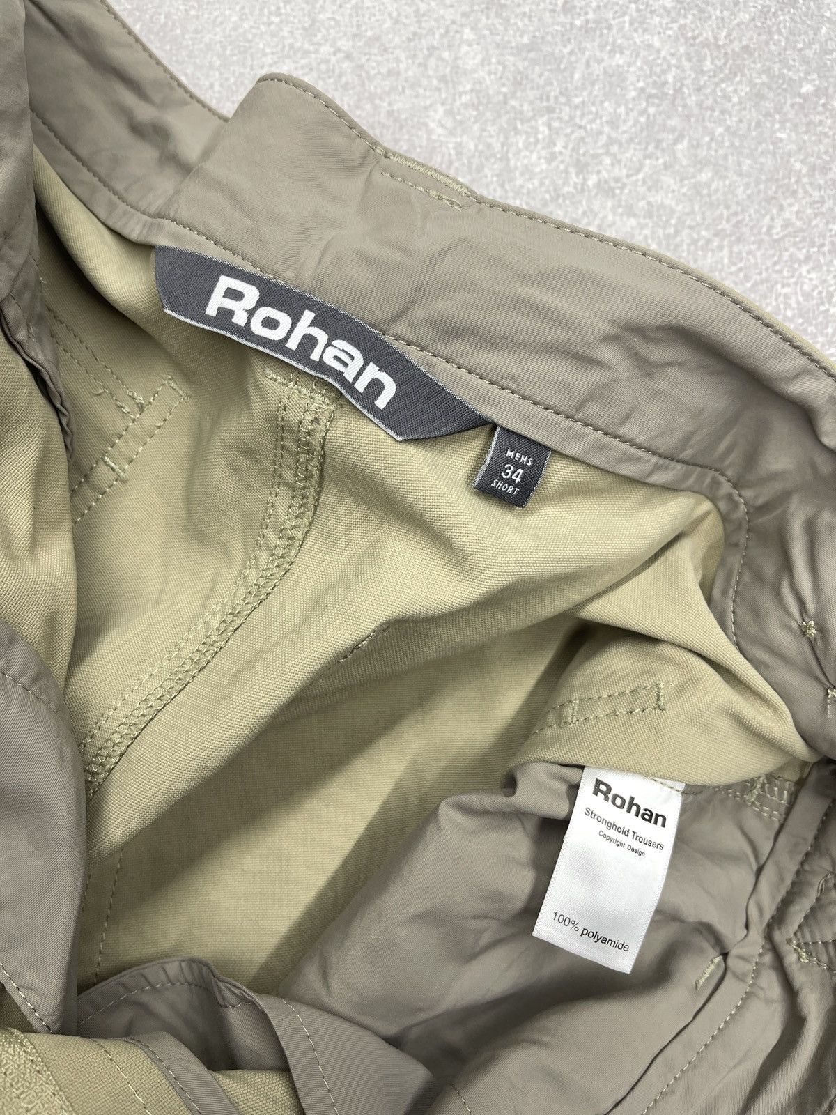 Vintage Mens Rohan Stronghold Pants Beige Size 34 Size US 34 / EU 50 - 13 Thumbnail