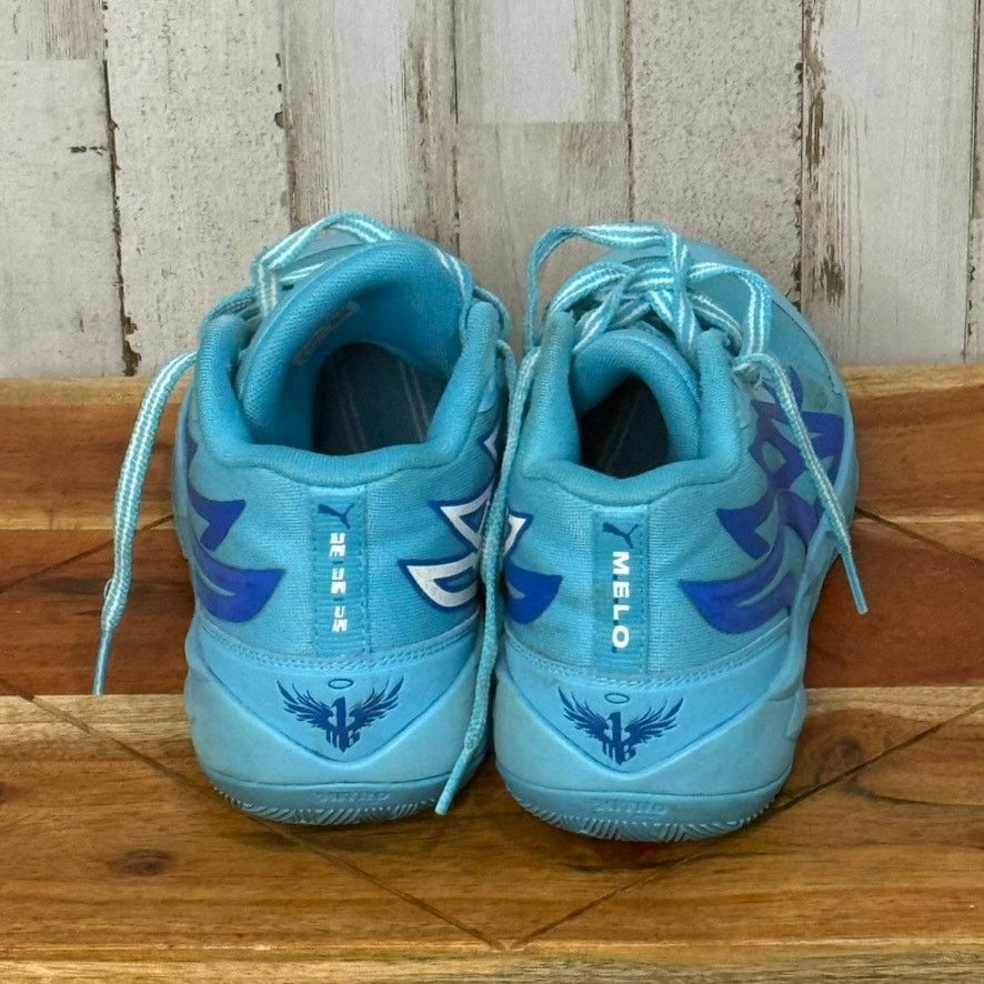Puma PUMA LaMelo Ball MB.02 Youth Basketball Shoes Blue High Top Size US 6 / EU 39 - 3 Thumbnail