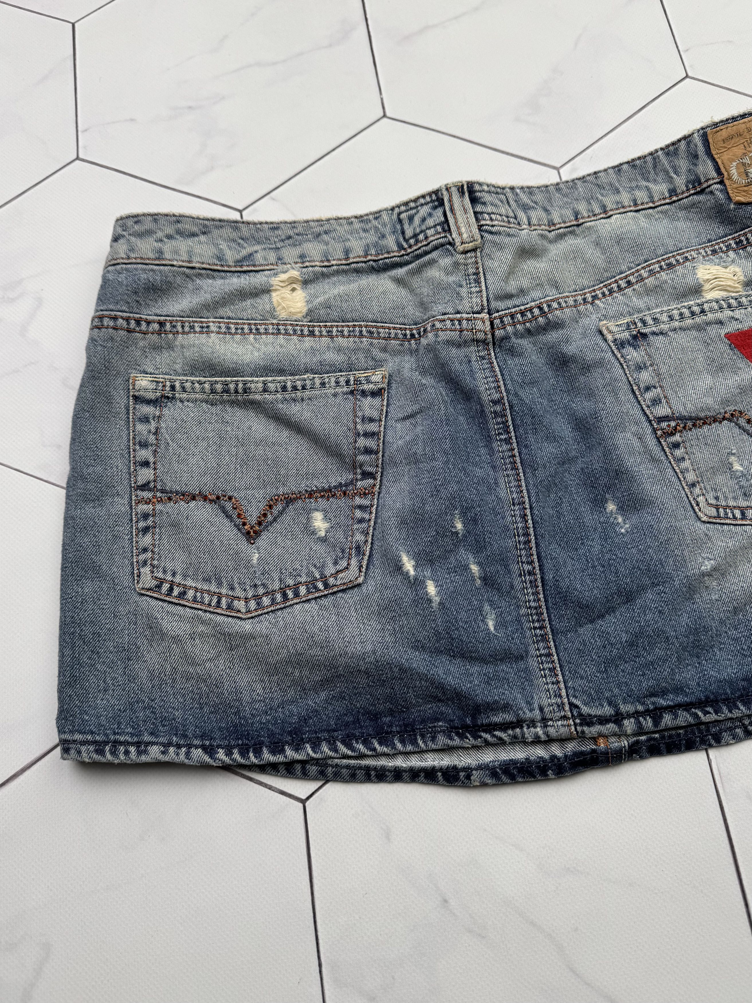 Guess Guess Vintage Mini Skirt (B198) Size 29" - 7 Thumbnail