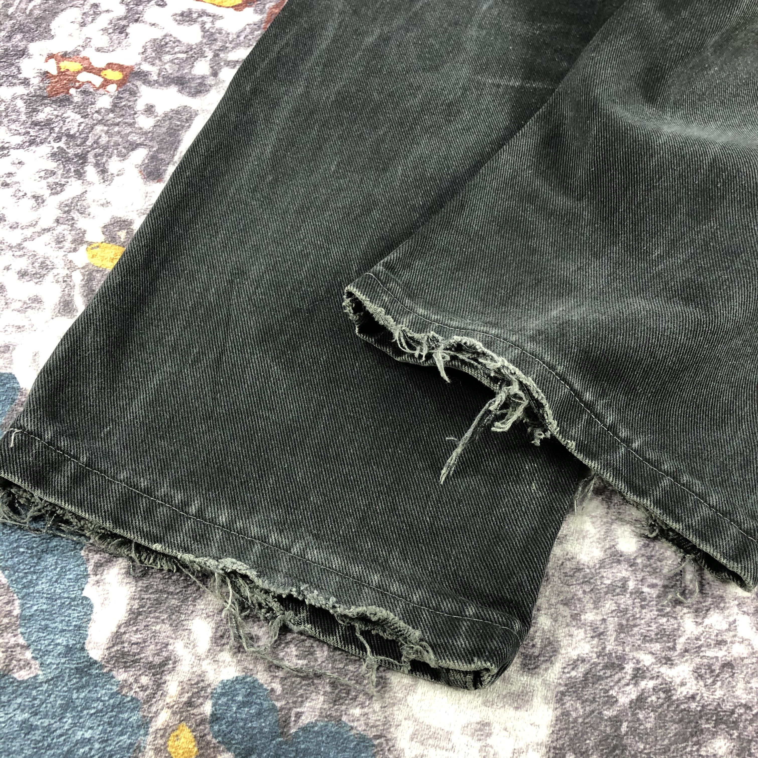 Levi's Vintage 90s Levis 501 Faded Black Jeans-JM2582 Size US 34 / EU 50 - 4 Thumbnail