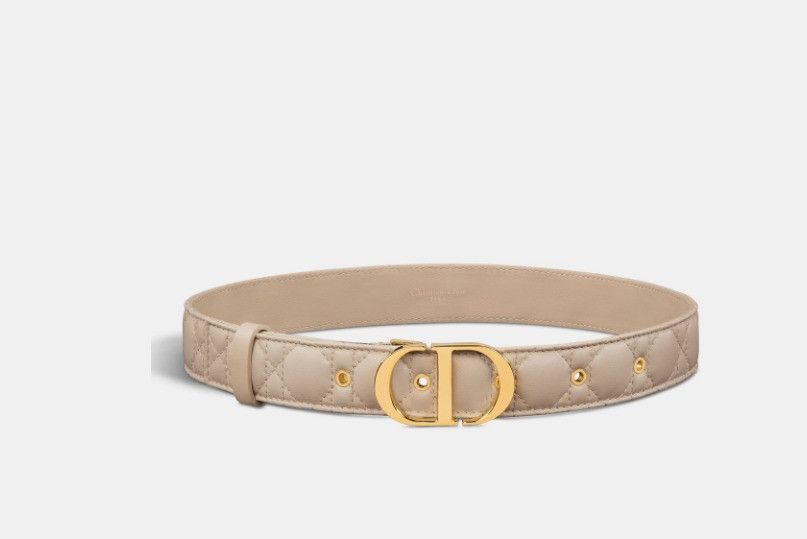 Dior o1w1db10325 Size: OS / B0436U 30 Montaigne Belt in Beige Size ONE SIZE - 2 Thumbnail
