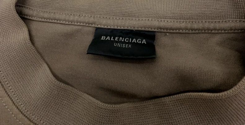 Balenciaga Balenciaga SS23 Ripped Letter Logo Vintage Crewneck Short Size US S / EU 44-46 / 1 - 3 Thumbnail