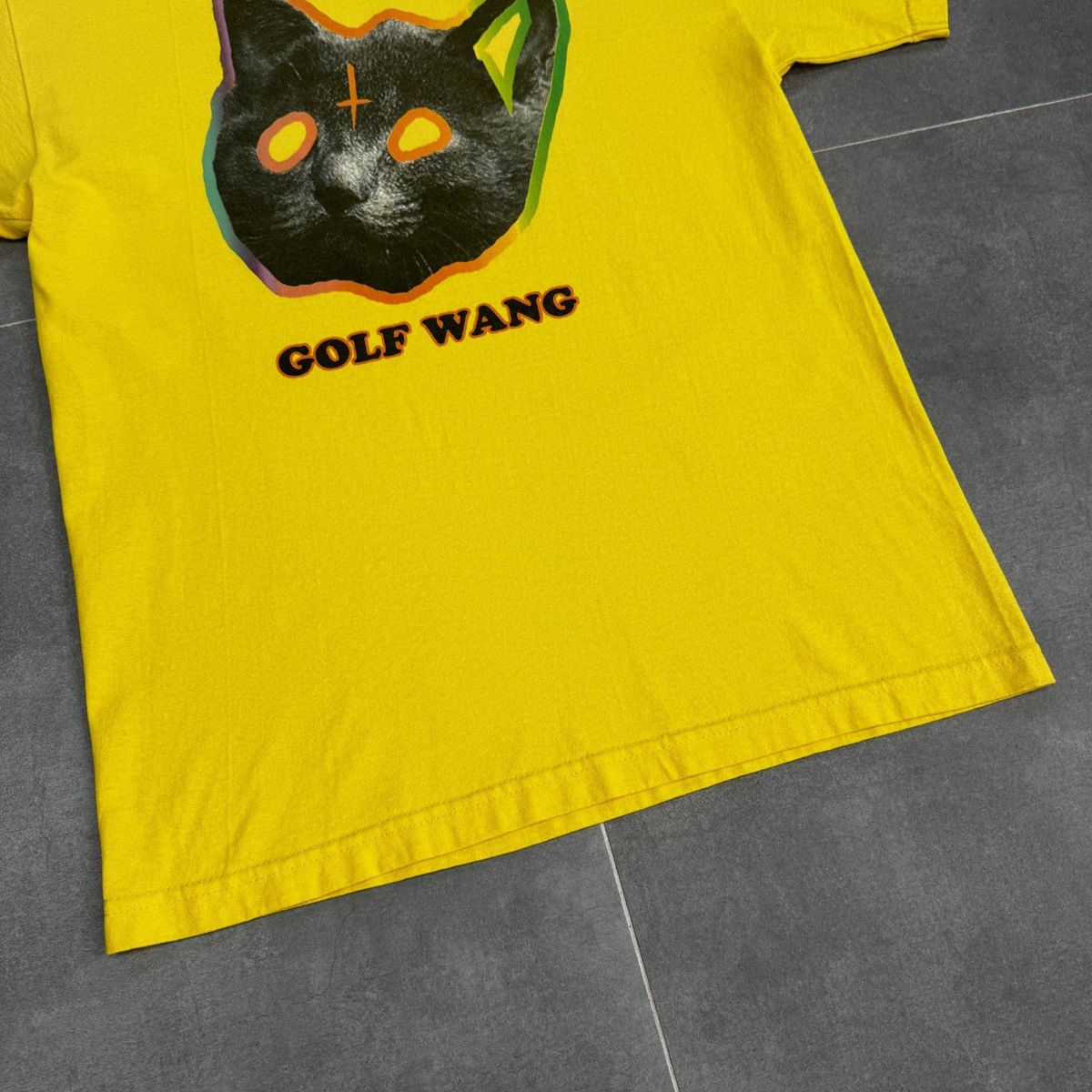 Tyler The Creator Tyler The Creator Golf Wang Y2K Men Yellow T-Shirt Size M Size US M / EU 48-50 / 2 - 4 Thumbnail