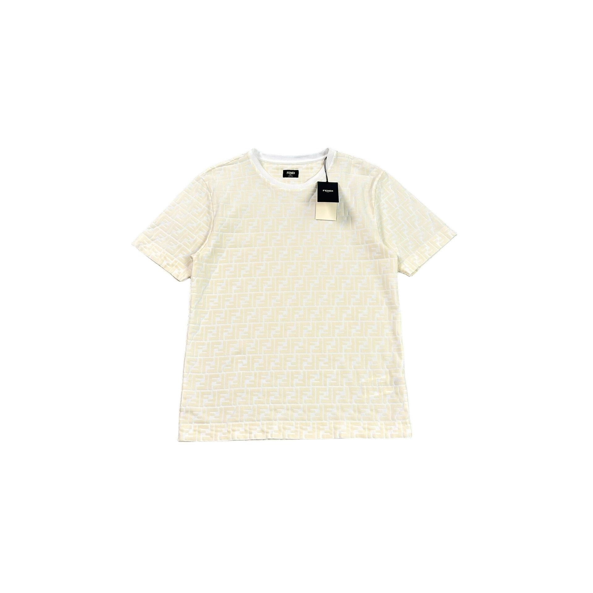 Fendi Fendi Flocked Monogram T-Shirt Size S Size US S / EU 44-46 / 1 - 1 Thumbnail