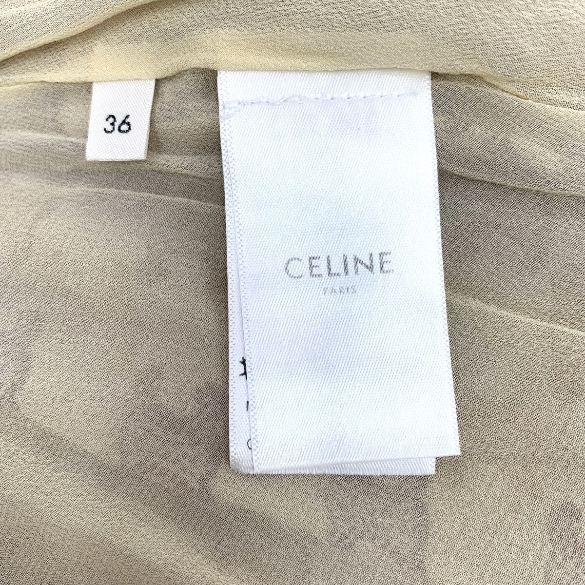 Celine Celine Brown logo Full Printed Mulberry Silk Skirt Size 25" / US 0 / IT 36 - 7 Thumbnail