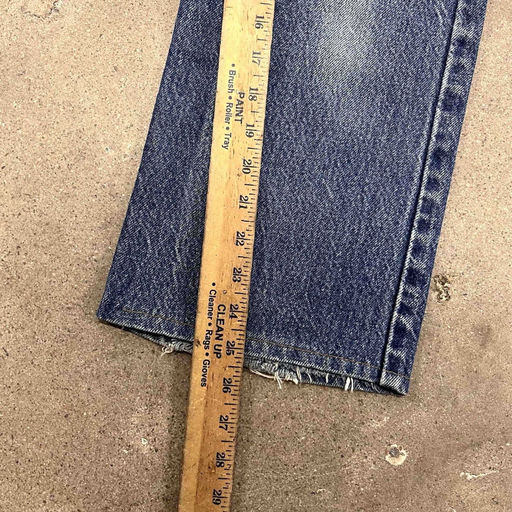Vintage Levi's 517 Jeans Mens 34x32 Boot Cut Zip Fly USA Denim Cotton 5-Pocket Design Inseam 32 Regular Fit Bootcut Blue 34 90s Vtg Made USA
