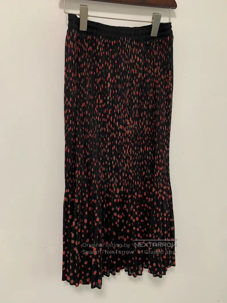 Issey Miyake Issey Miyake Brown Midi Skirt Size 25" / US 0 / IT 36 - 2 Thumbnail