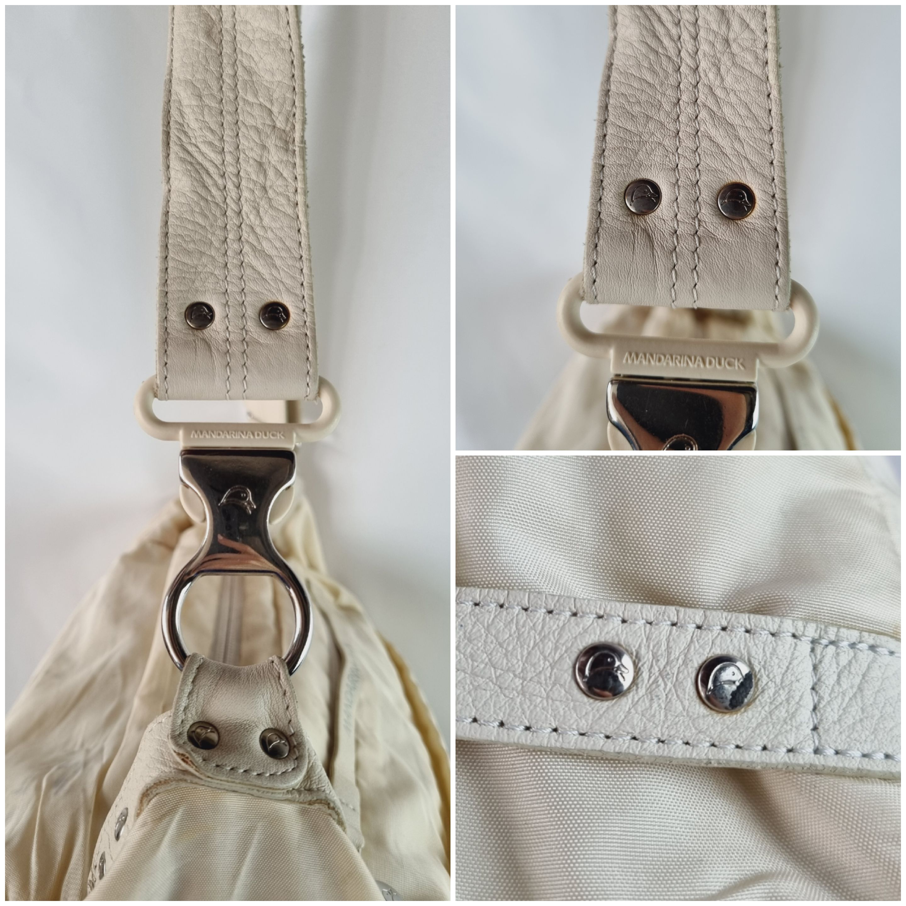 Japanese Brand × Mandarina Duck × Vintage Mandarina Duck Roomy Dirty Nylon Shoulder Bag Size ONE SIZE - 17 Thumbnail
