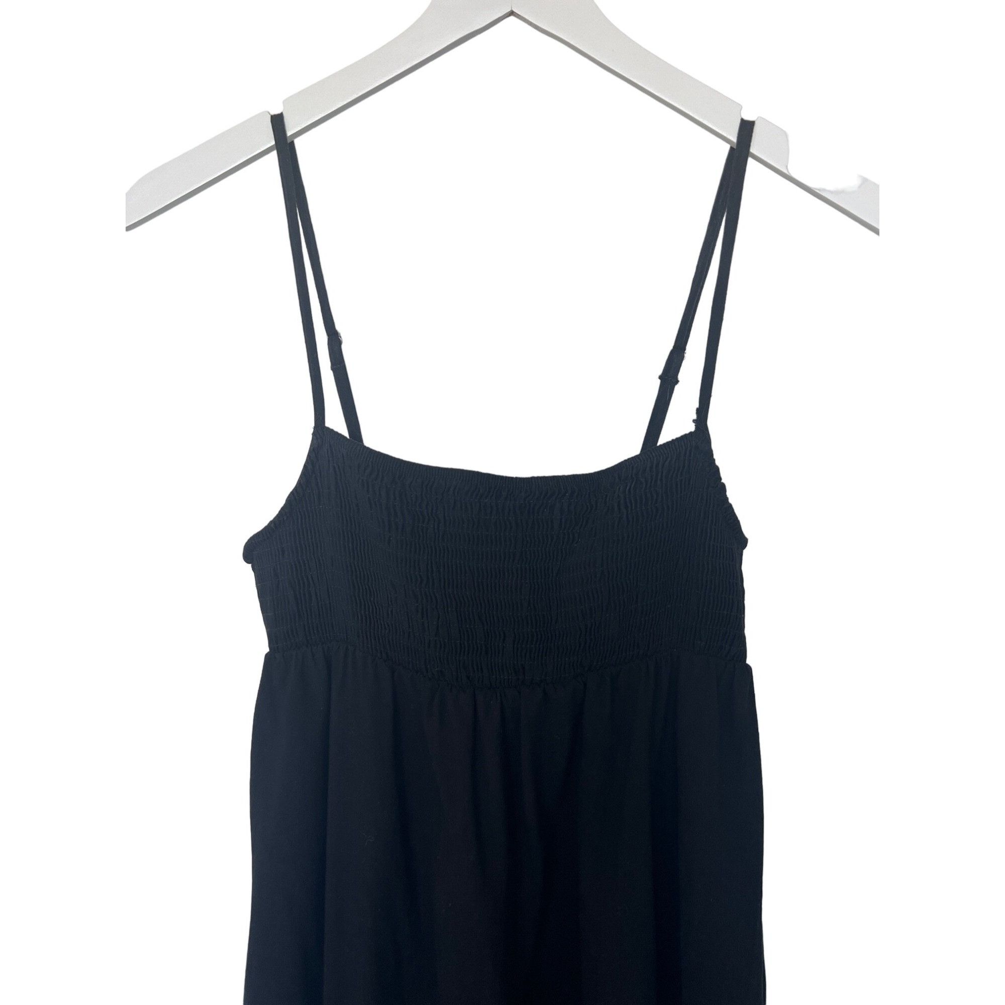 Zara Zara Linen Blend Black Maxi Dress with Pockets Size M / US 6-8 / IT 42-44 - 2 Thumbnail