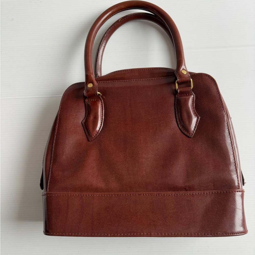 Designer Vintage Another Y&S Original Brown Leather Bag Size ONE SIZE - 2 Thumbnail