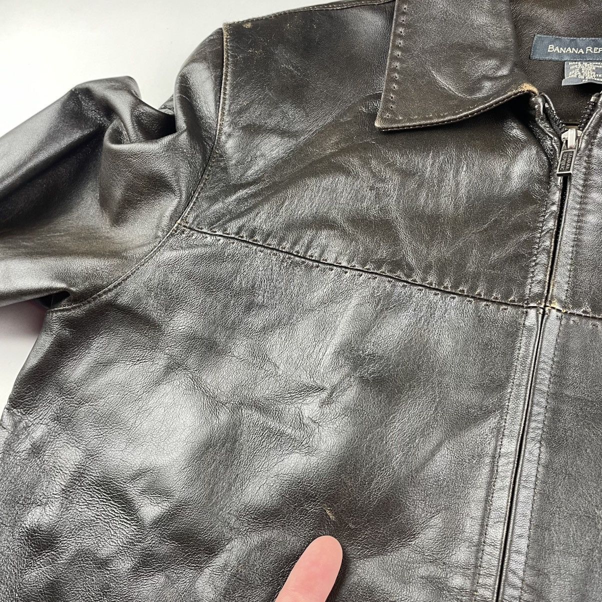 Banana Republic VTG 90’s BANANA REPUBLIC MENS TAN SOFT LEATHER JACKET SIZE M Size US M / EU 48-50 / 2 - 8 Thumbnail