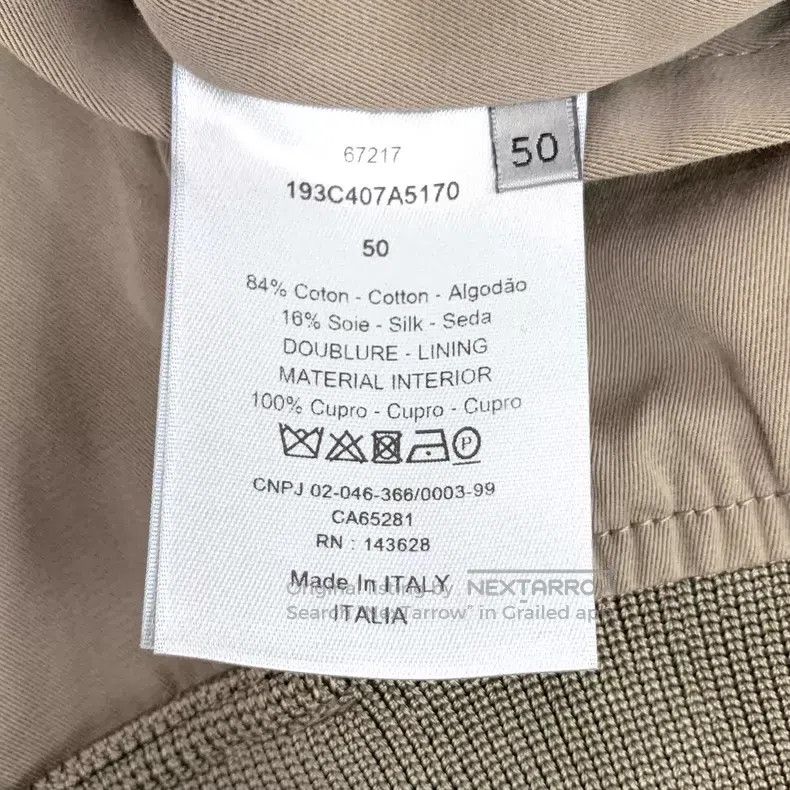 Dior Dior Khaki logo zipper jacket Size US M / EU 48-50 / 2 - 7 Thumbnail