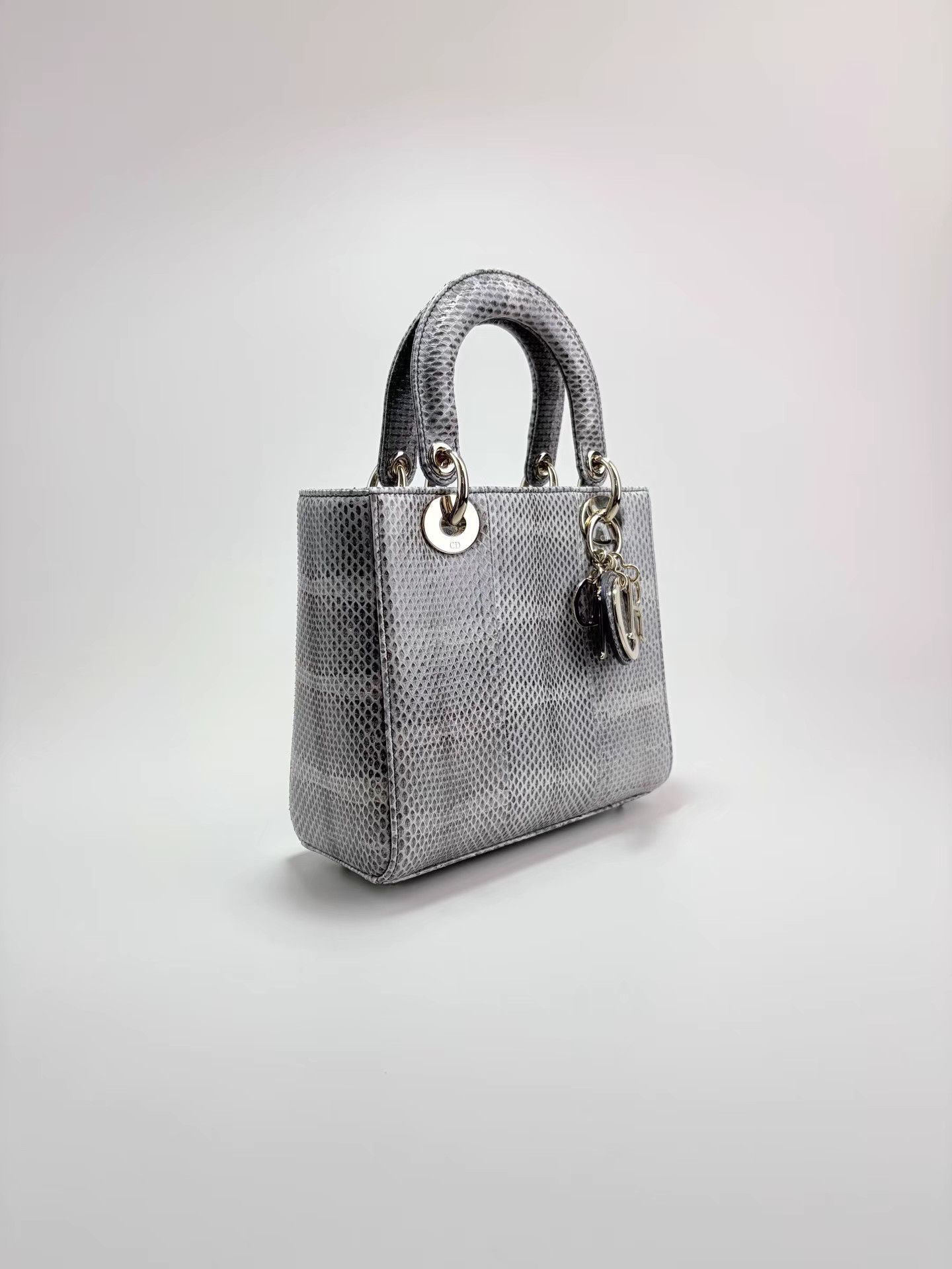 Dior DIOR Lady Dior Snakeskin 4-Grid Crossbody K1 Size ONE SIZE - 2 Thumbnail