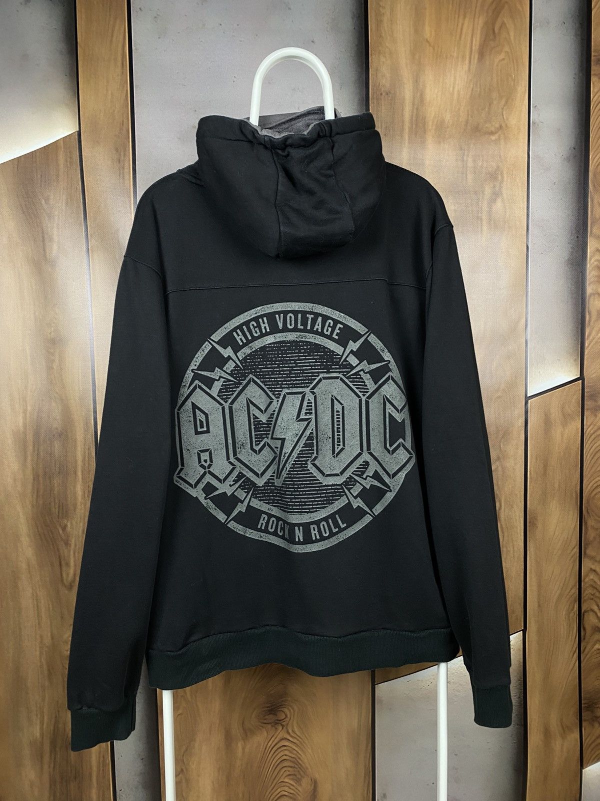AC/DC 🎸Vintage Hoodie AC/DC Ninja Big Logo Oversized Fit Rock Tee🎸 Size US XL / EU 56 / 4 - 1 Thumbnail