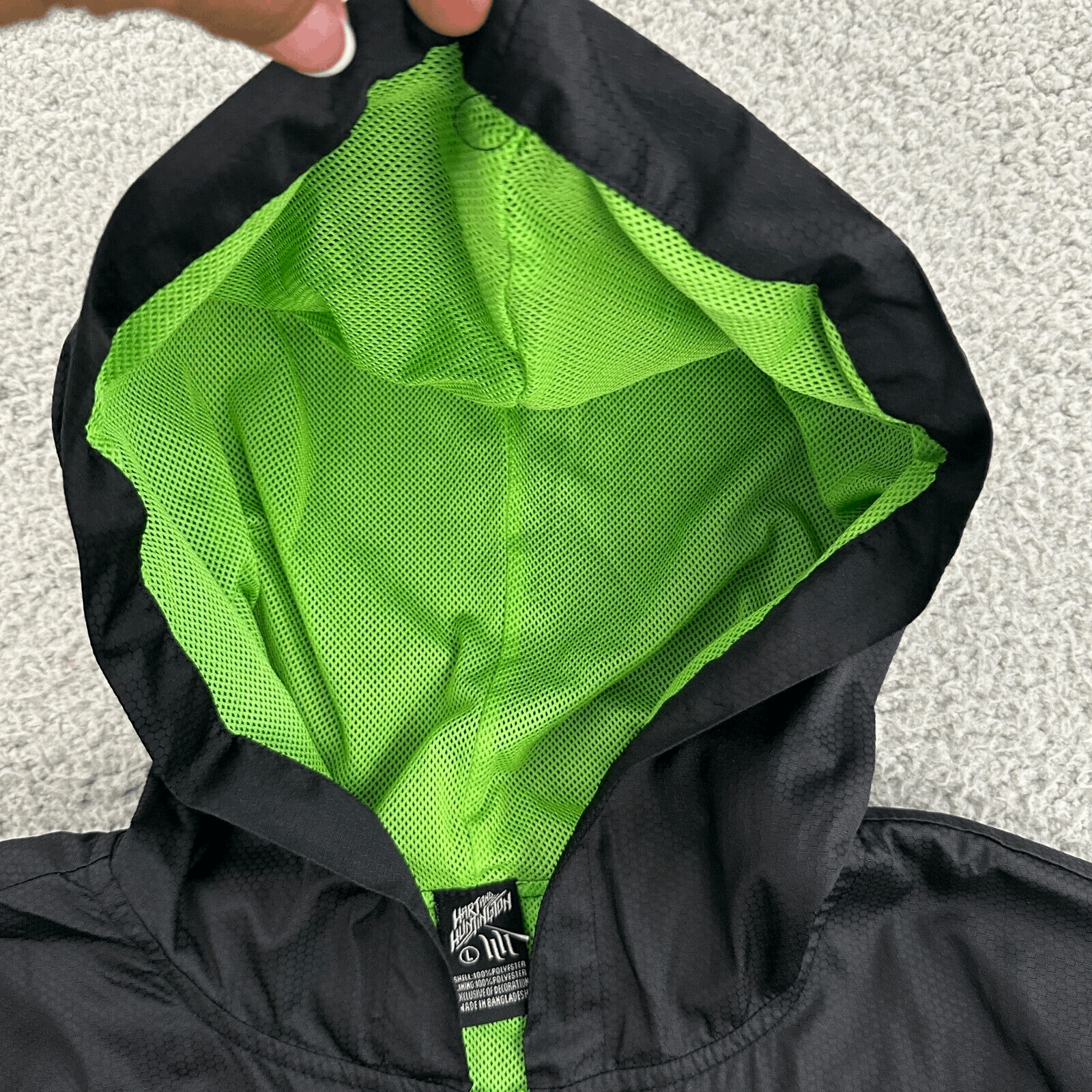 Vintage Hart And Huntington Jacket Full Zip Hooded Windbreaker Size US M / EU 48-50 / 2 - 7 Thumbnail