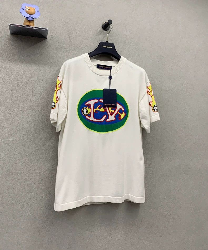 Louis Vuitton Louis Vuitton Baseball fire jacquard round neck short sleev Size US S / EU 44-46 / 1 - 3 Thumbnail