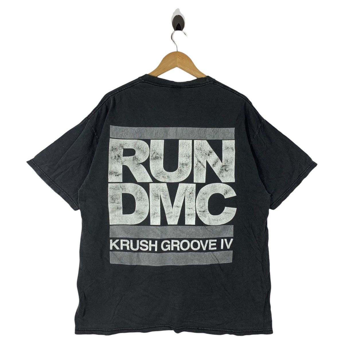 Band Tees × Vintage Vintage KRUSH GROOVE Run DMC by micheal schultz hip hop tee Size US XL / EU 56 / 4 - 1 Thumbnail