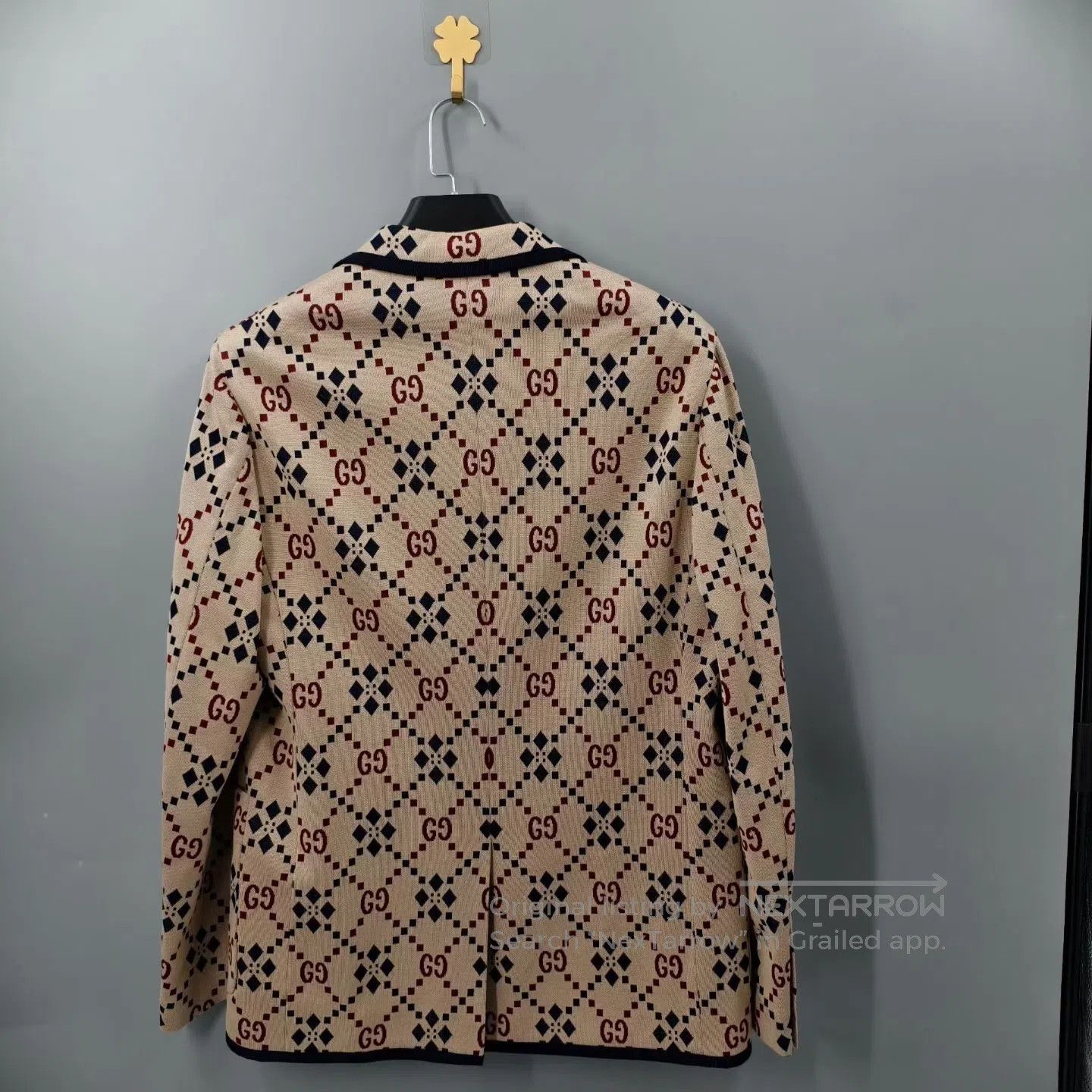 Gucci Guicci Brown All-Over GG Monogram Suit| Size 50L - 2 Thumbnail