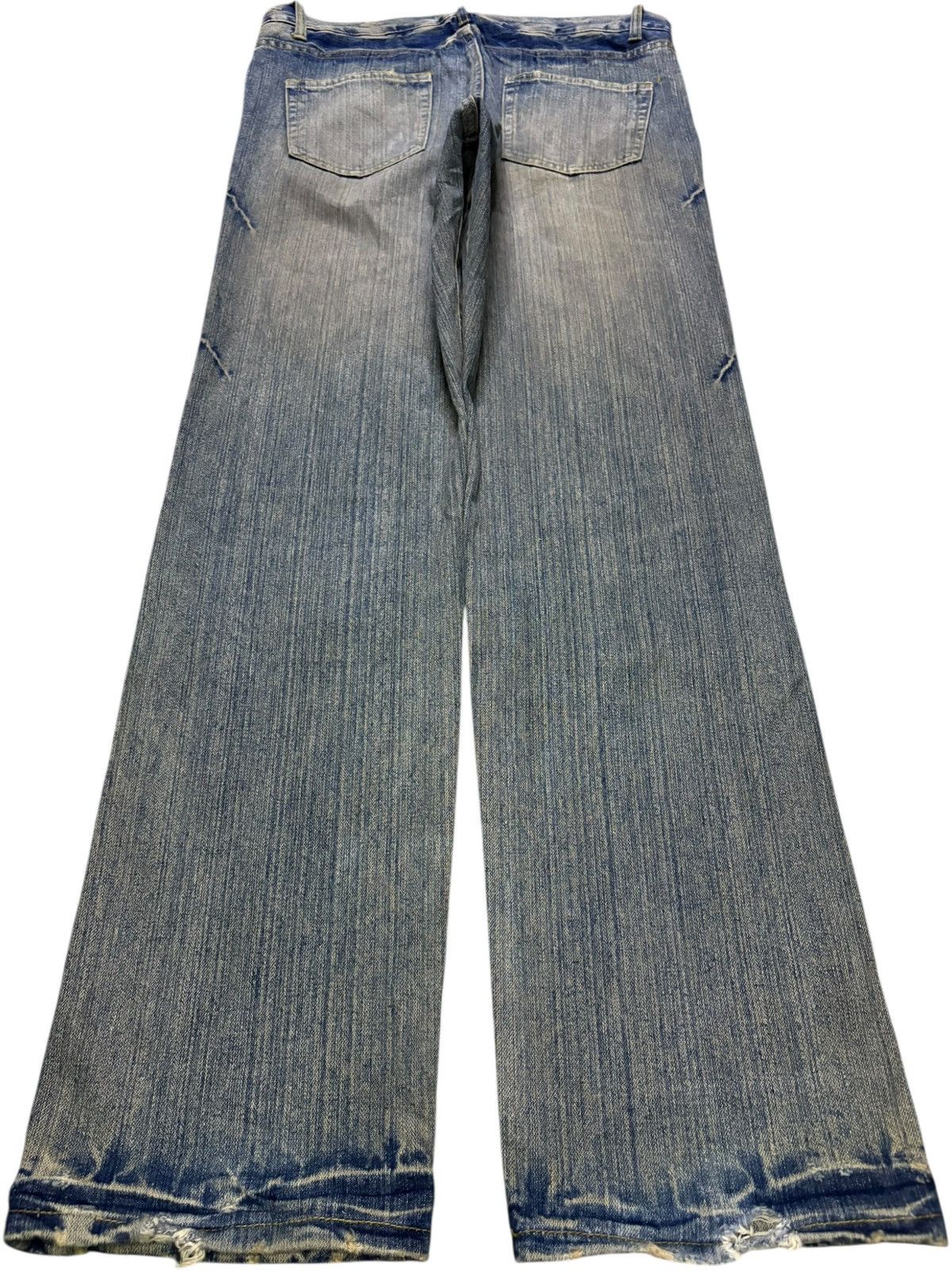 Japanese Brand Vintage Japanese Brand Rusty Distressed Loose Jeans Size US 33 - 2 Thumbnail