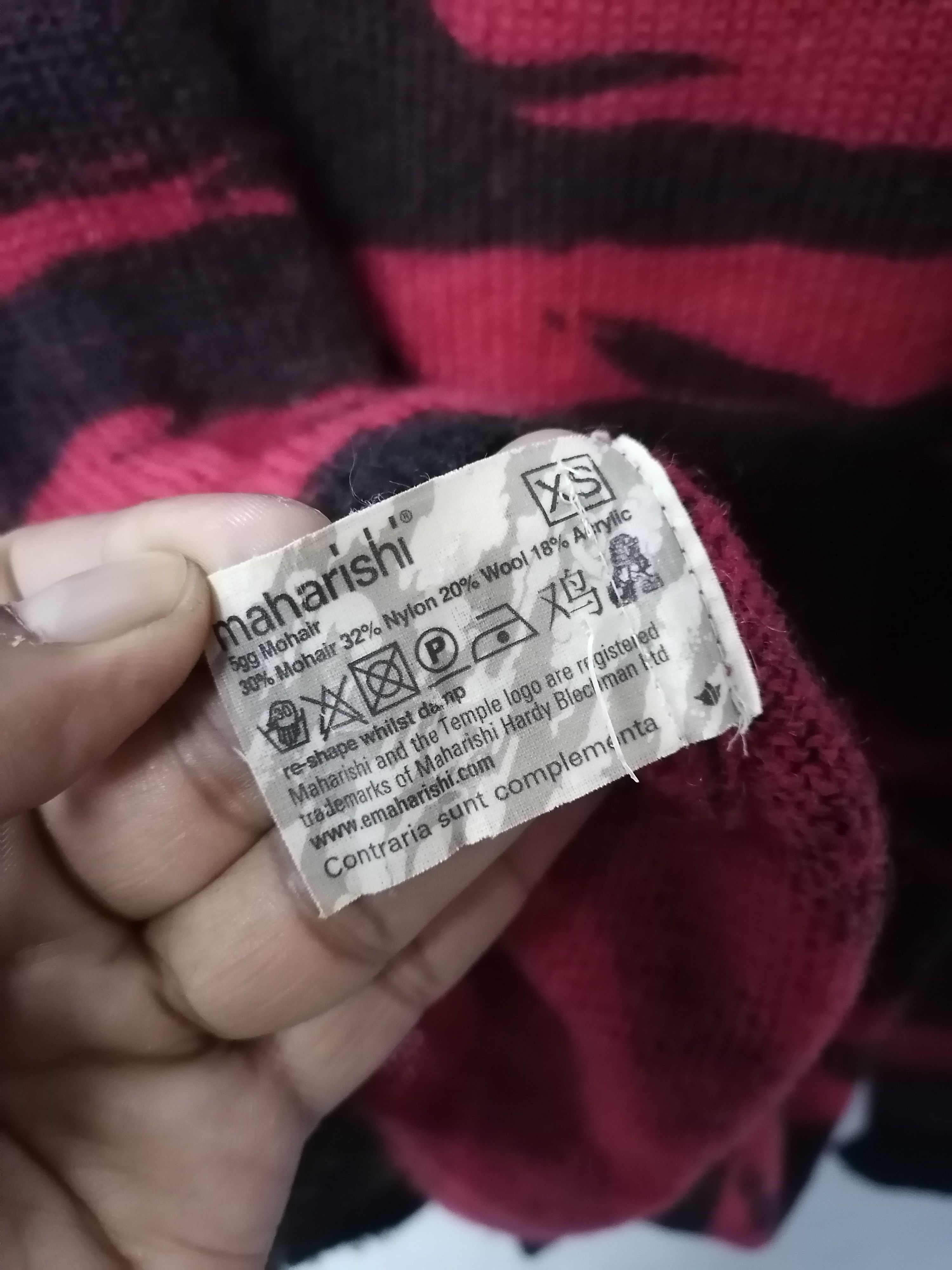 Designer × Maharishi Maharishi Tiger Stripe Mohair Knitwear Size US S / EU 44-46 / 1 - 4 Thumbnail