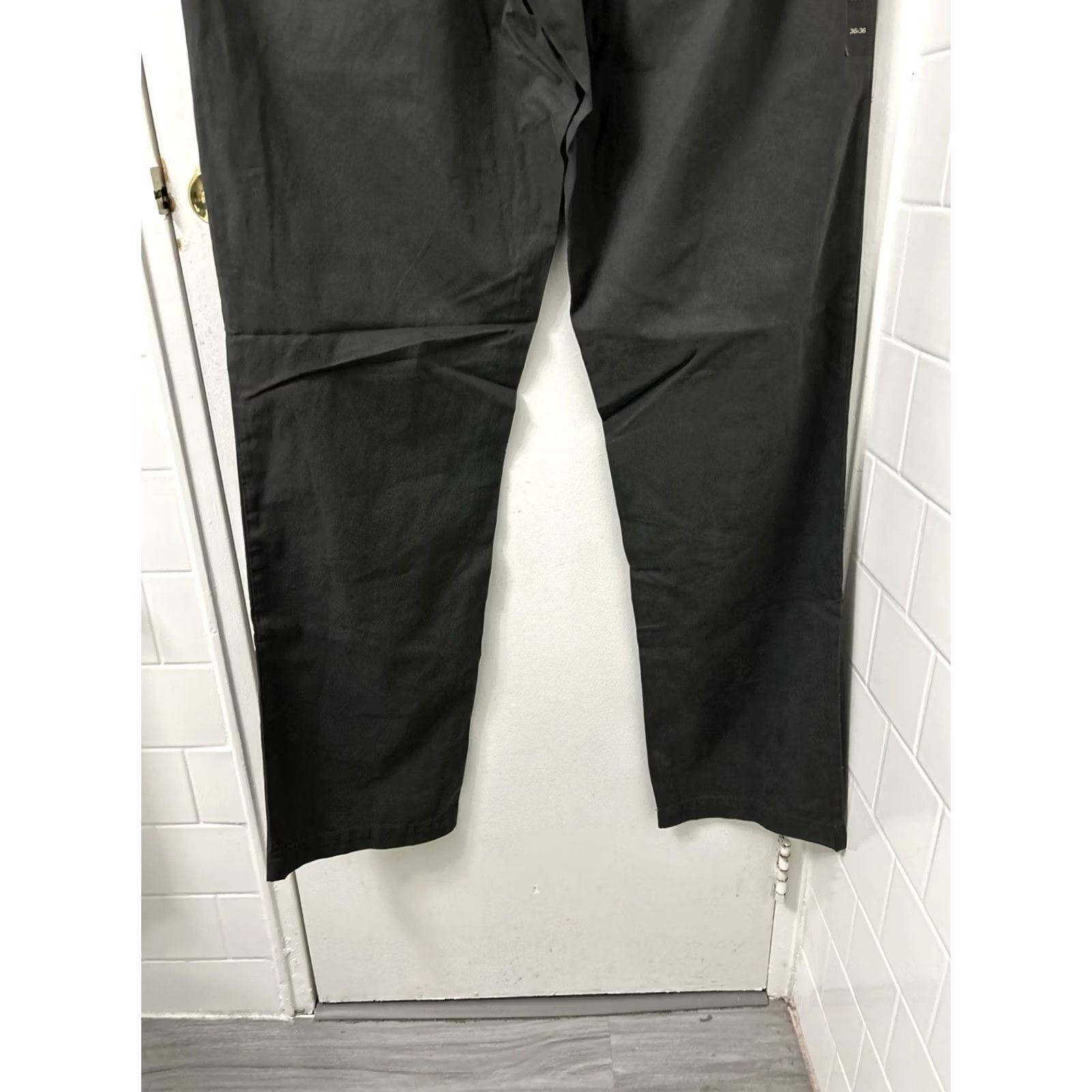 Banana Republic VINTAGE Banana Republic Gavin Chino Pants Mens 36x36 Dark Gray Straight Leg Cotton NWT Size US 36 / EU 52 - 3 Thumbnail