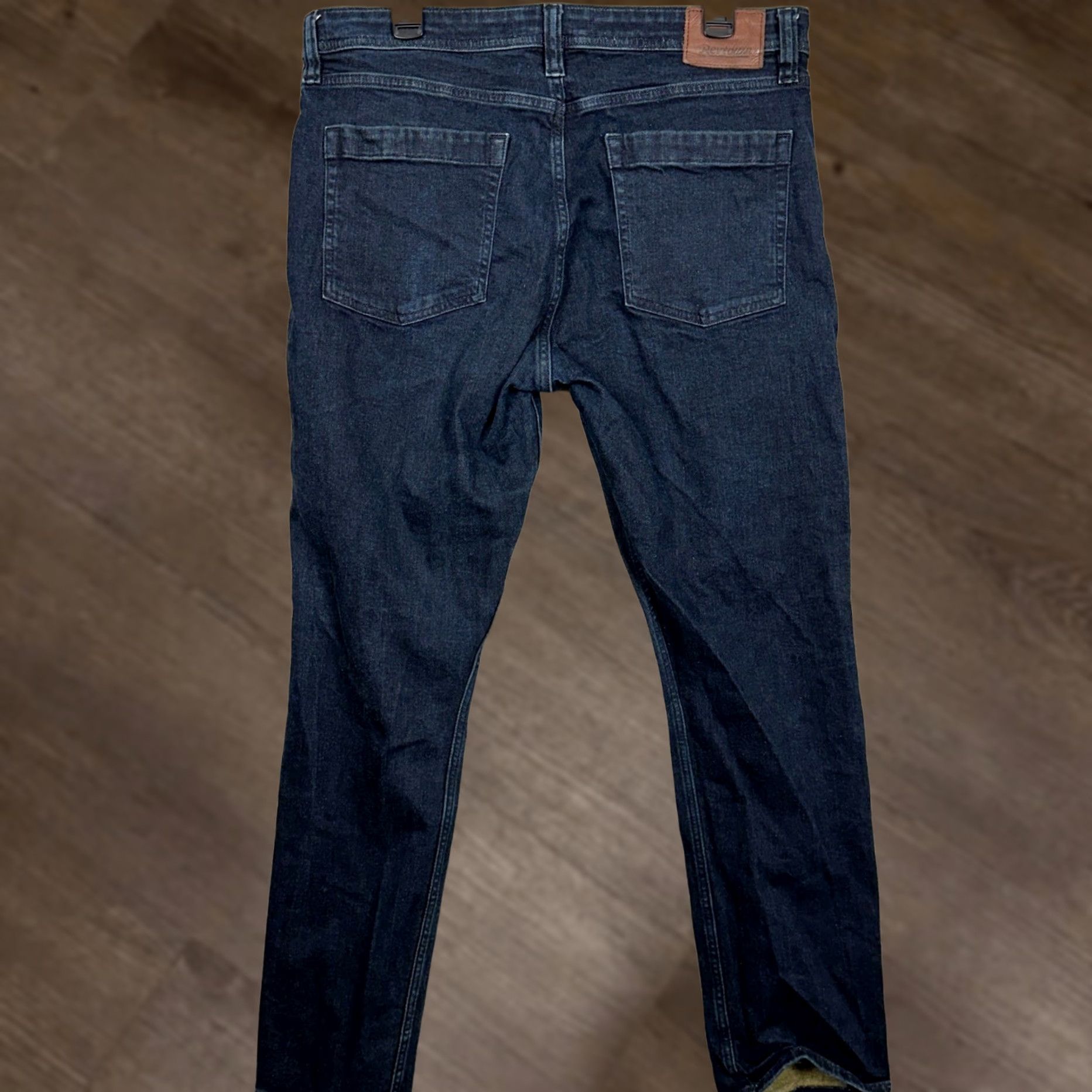Denime Revtown Sharp Jeans Men 36X30 Blue Slim Straight Motorcycle Decade Denim Stretch Size US 36 / EU 52 - 1 Thumbnail