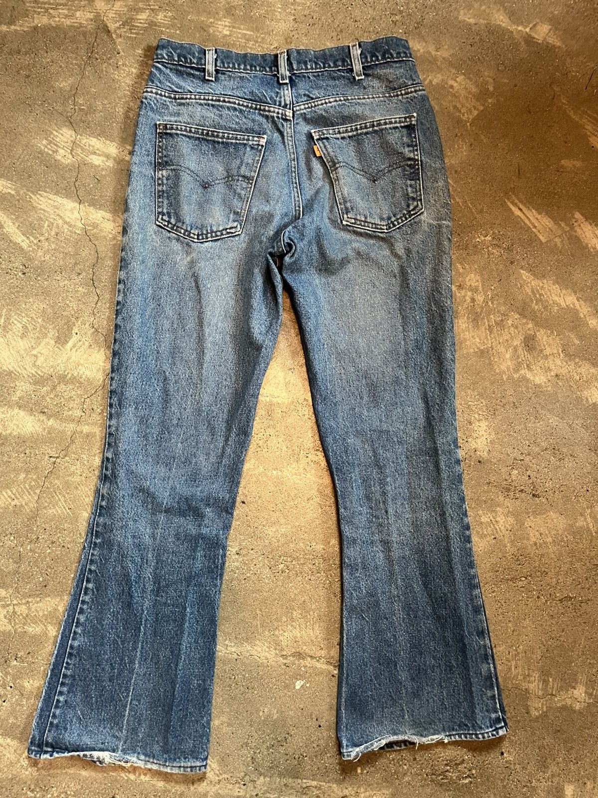 Levi's Vintage Clothing Orange Tab Levis 646 Bellbottoms Size US 29 - 2 Thumbnail