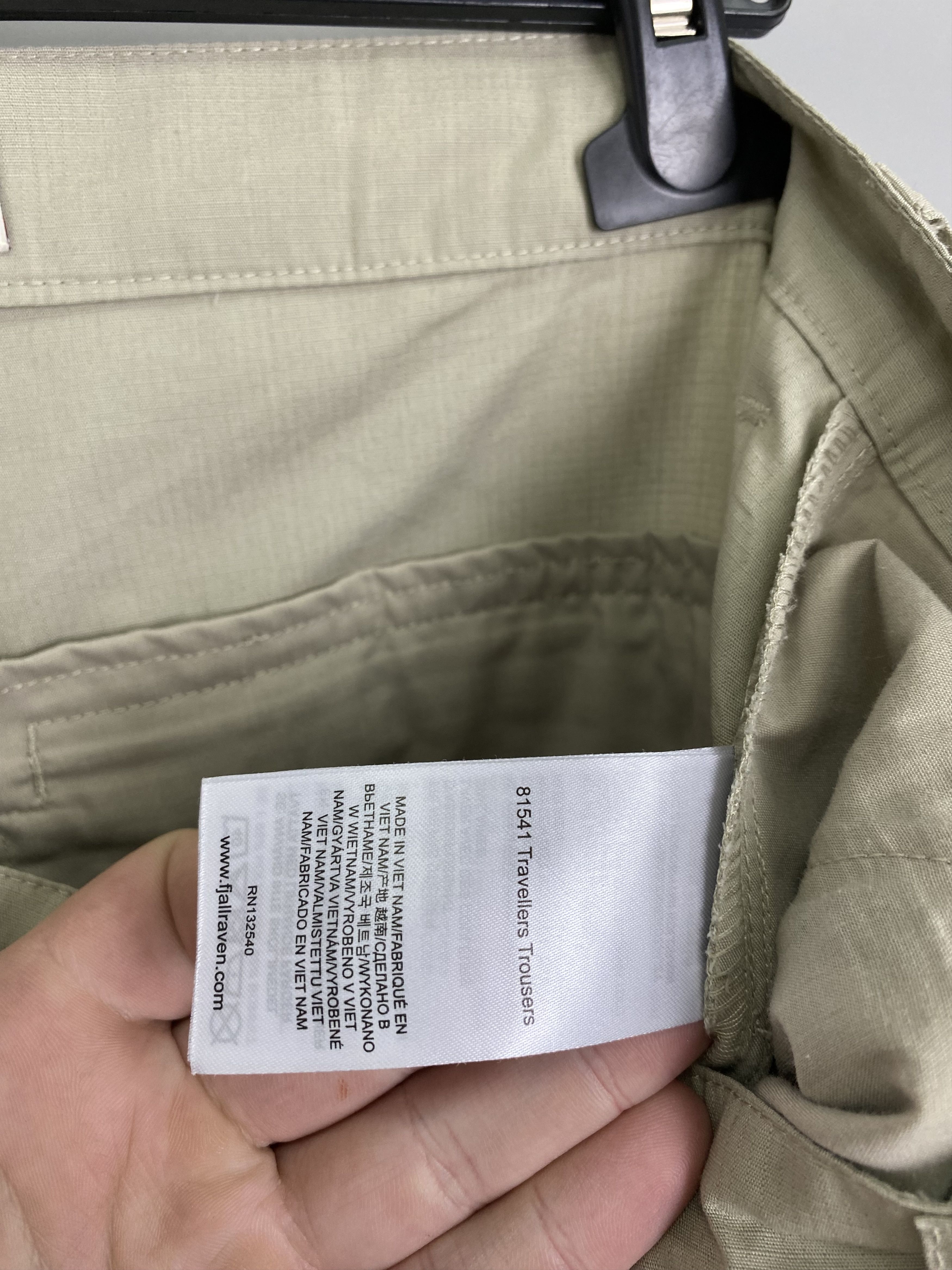 Fjallraven FJALLRAVEN G1000 Travellers Trousers Outdoor Cargo Pant Size US 36 / EU 52 - 14 Thumbnail