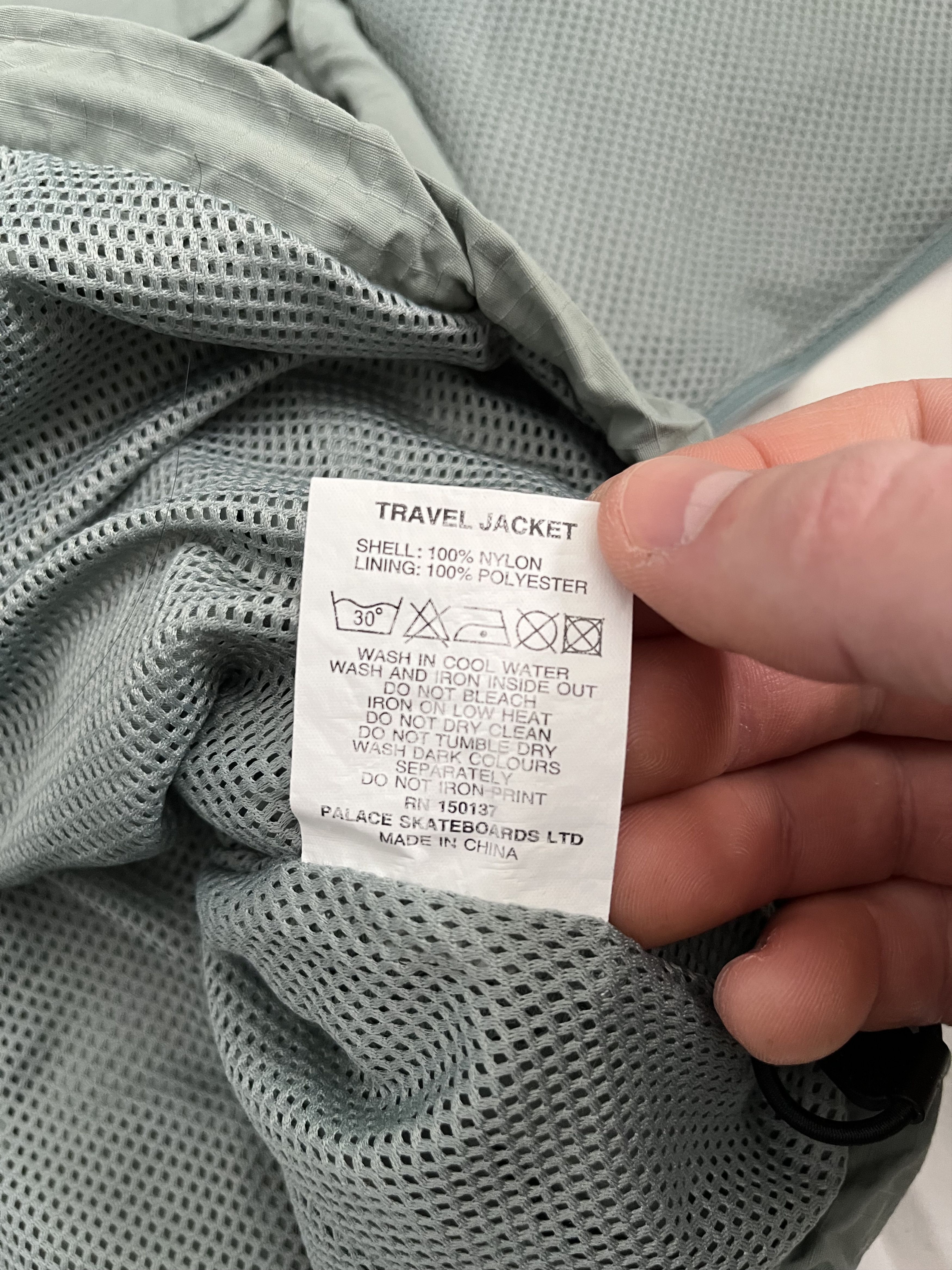 Palace Palace Travel Jacket Slate Grey Size US L / EU 52-54 / 3 - 8 Thumbnail