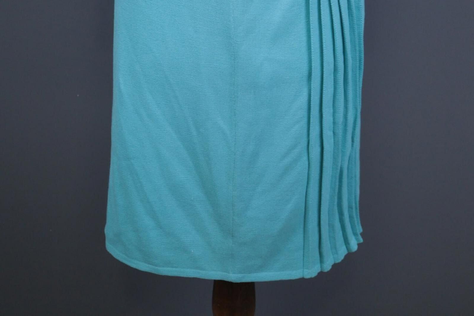 St. John St.John Collection By Marie Gray Blue Shirt / Dress Sz 6 Size M / US 6-8 / IT 42-44 - 7 Thumbnail