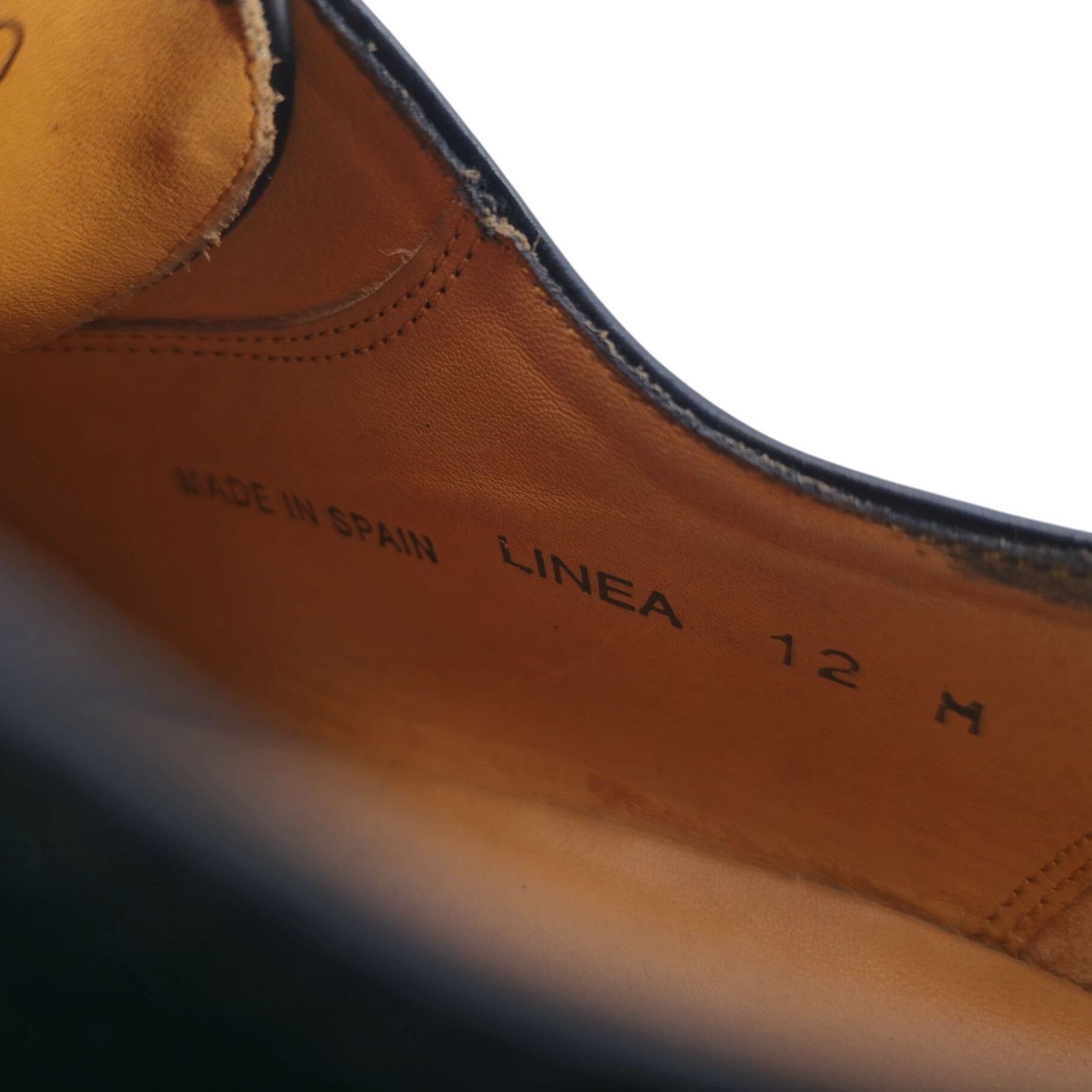Mezlan Mezlan Spain Mens 12 Black Leather Suede Dress Shoes Derby Size US 12 / EU 45 - 12 Thumbnail
