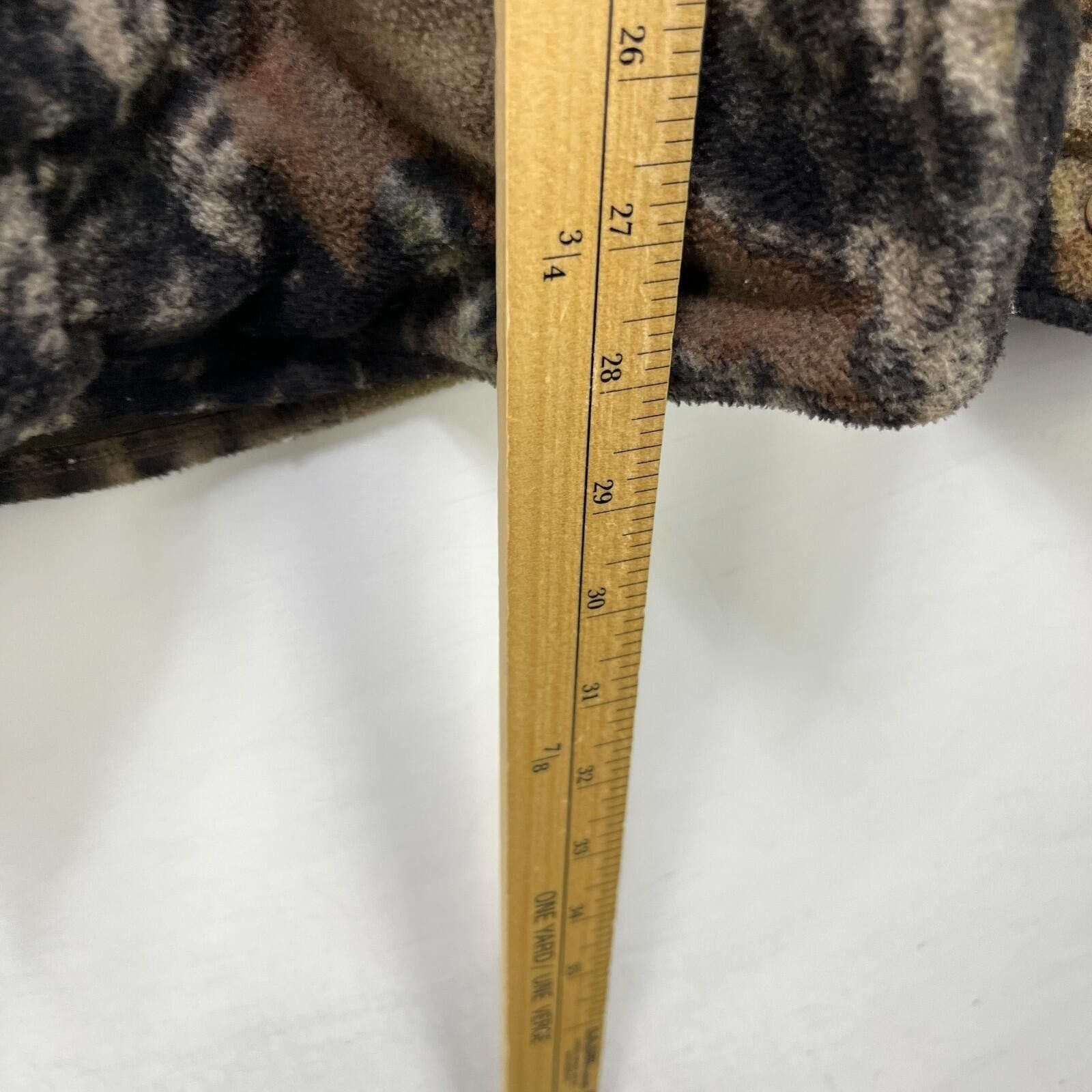 Vintage Vintage Real Tree Camo Fleece Button Up Sweater Large Size US L / EU 52-54 / 3 - 7 Thumbnail