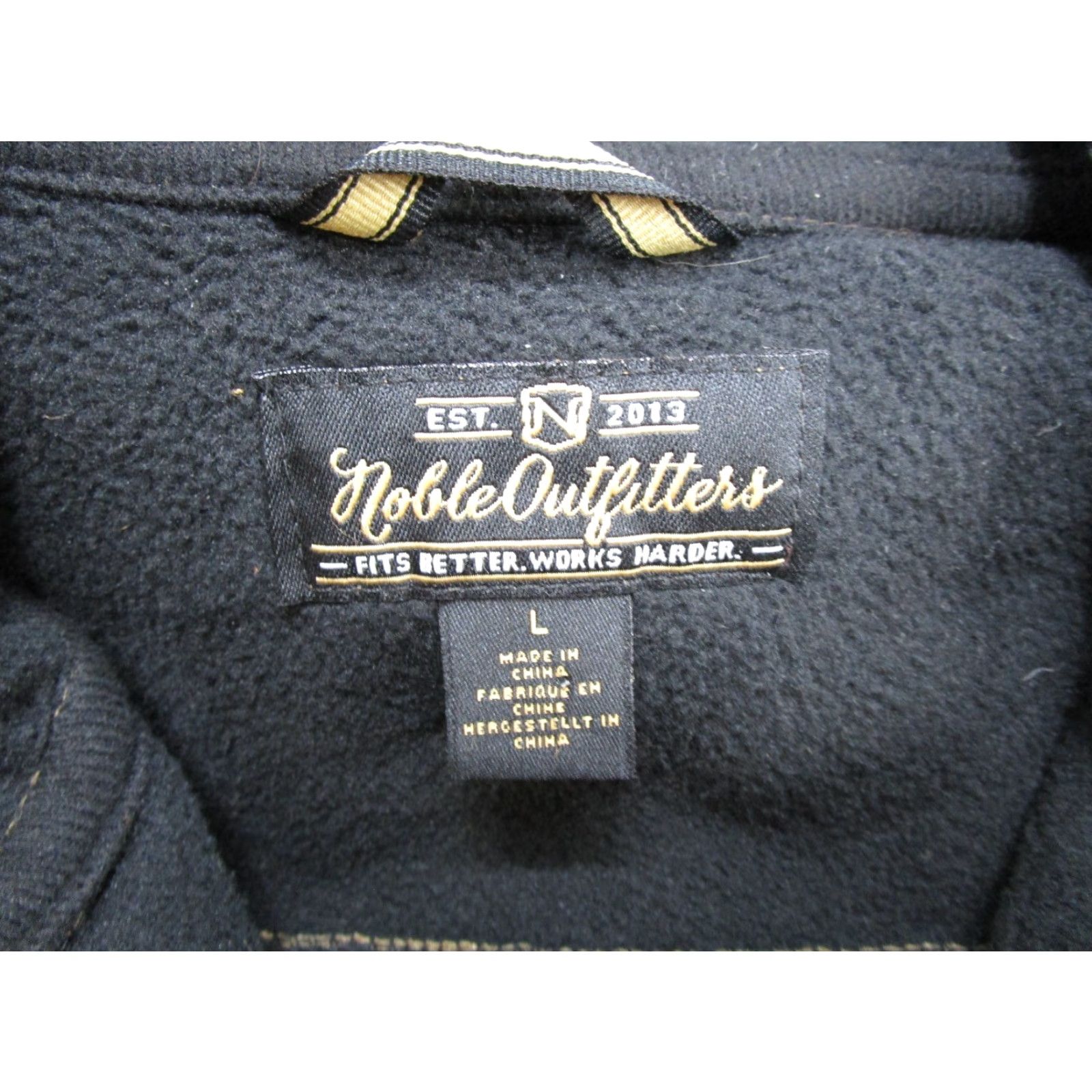 Vintage Noble Outfitters Jacket Womens L Brown Hooded Lined Workwear Ranch Snap Up Size L / US 10 / IT 46 - 2 Thumbnail